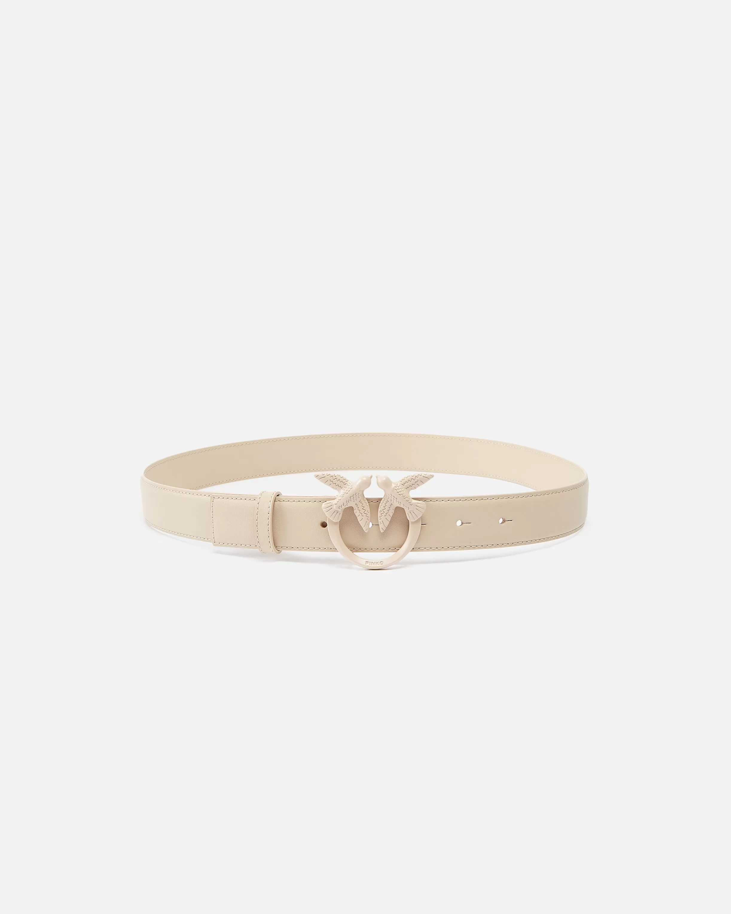 PINKO Belt with colored buckle 3cm