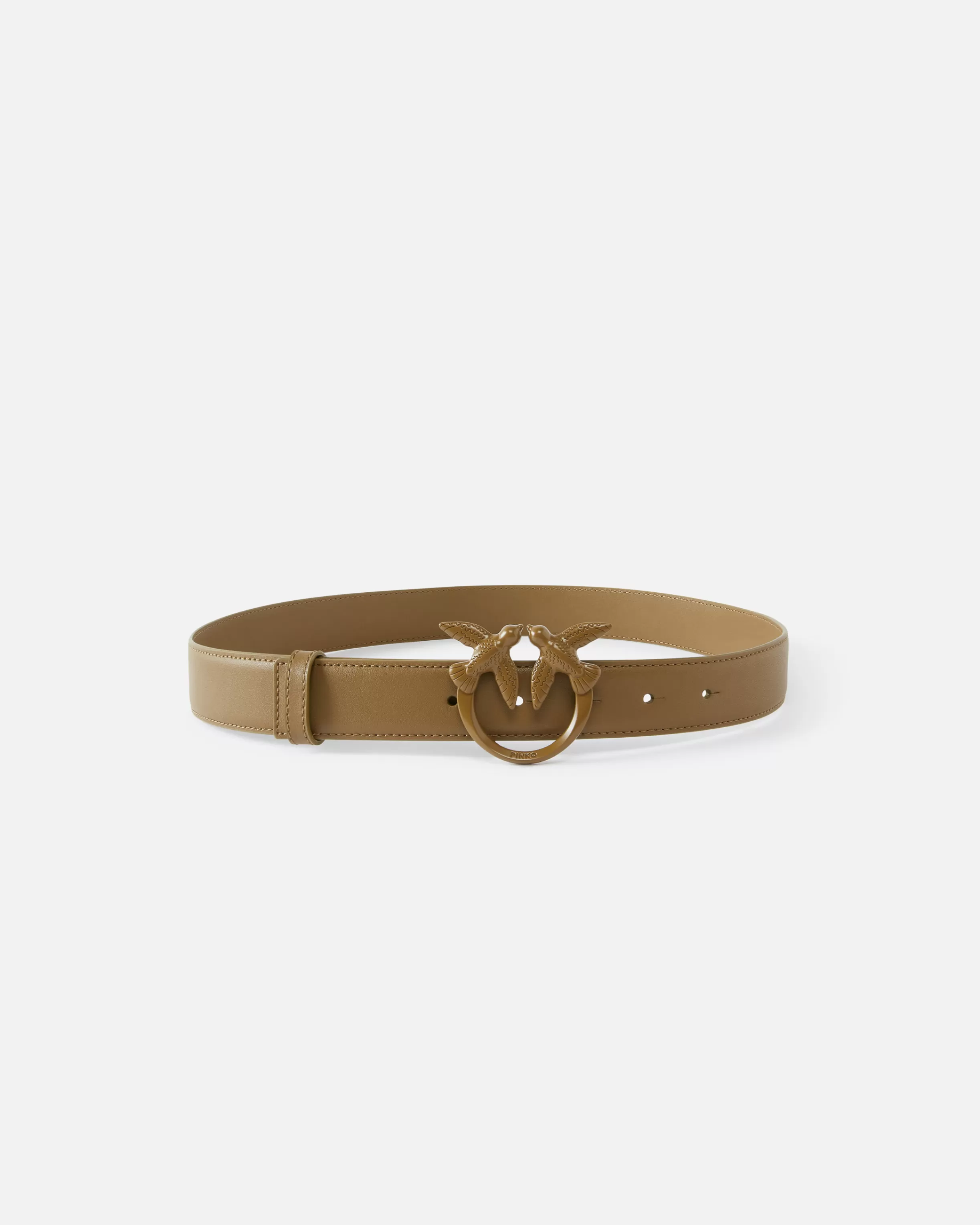 PINKO Belt with colored buckle 3cm