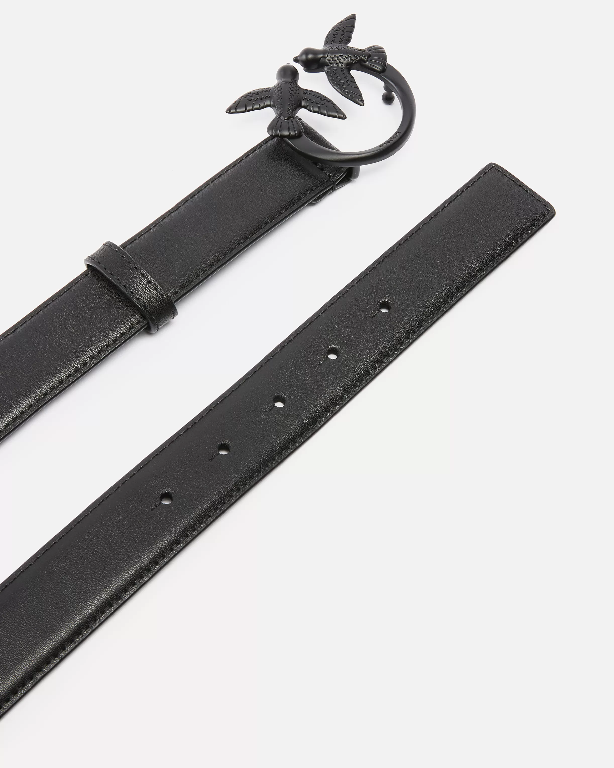 PINKO Belt with colored buckle 3cm