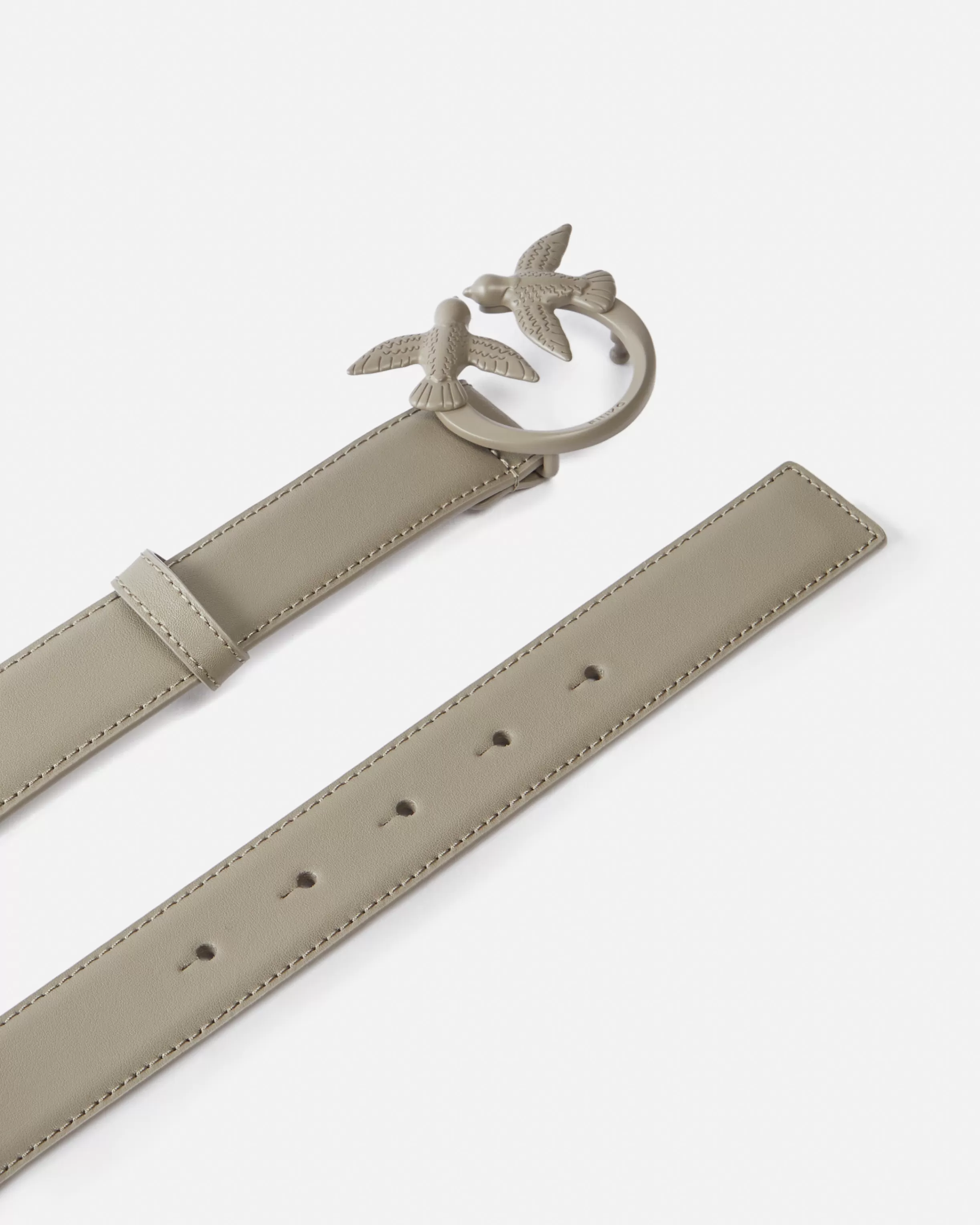 PINKO Belt with colored buckle 3cm