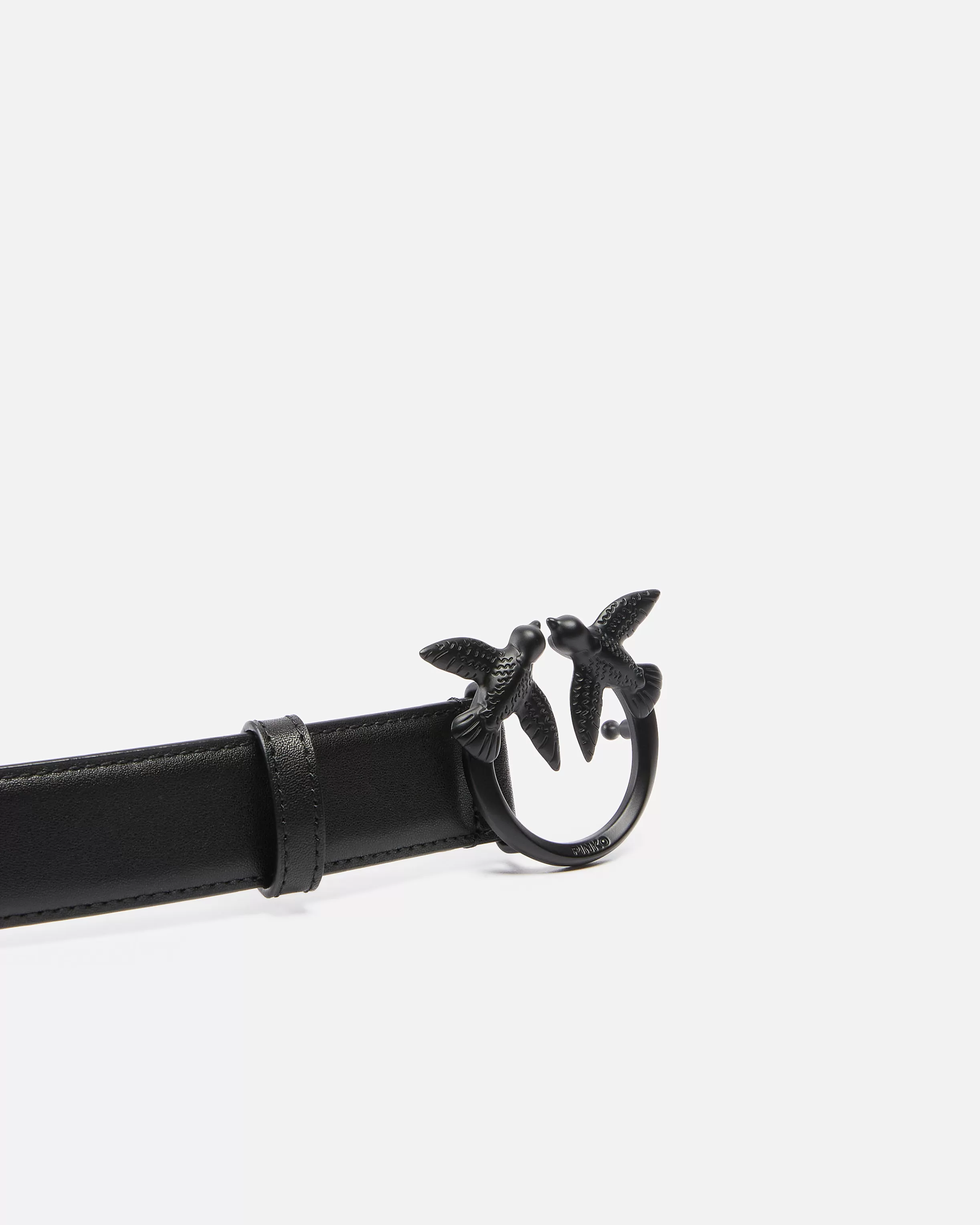 PINKO Belt with colored buckle 3cm