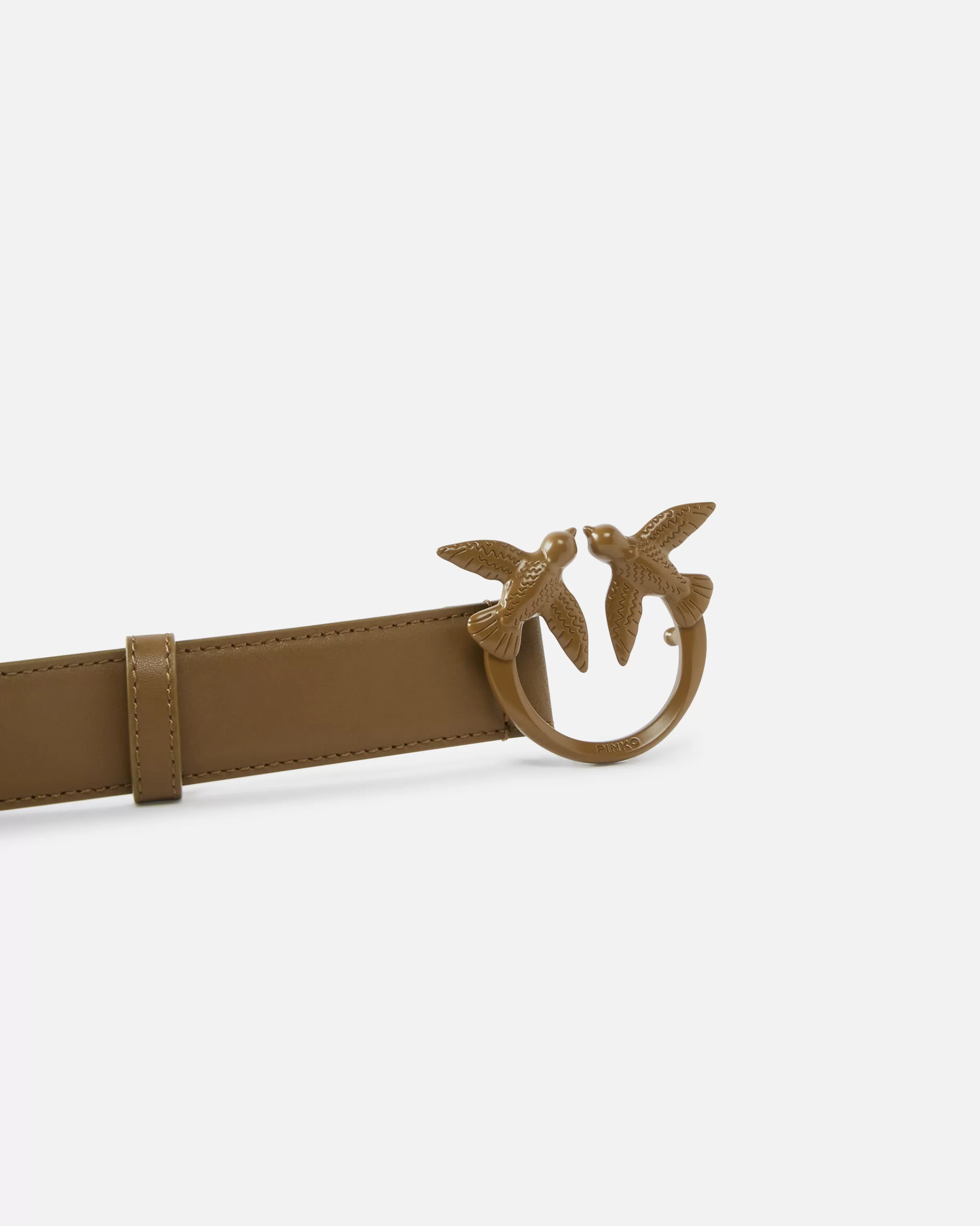 PINKO Belt with colored buckle 3cm