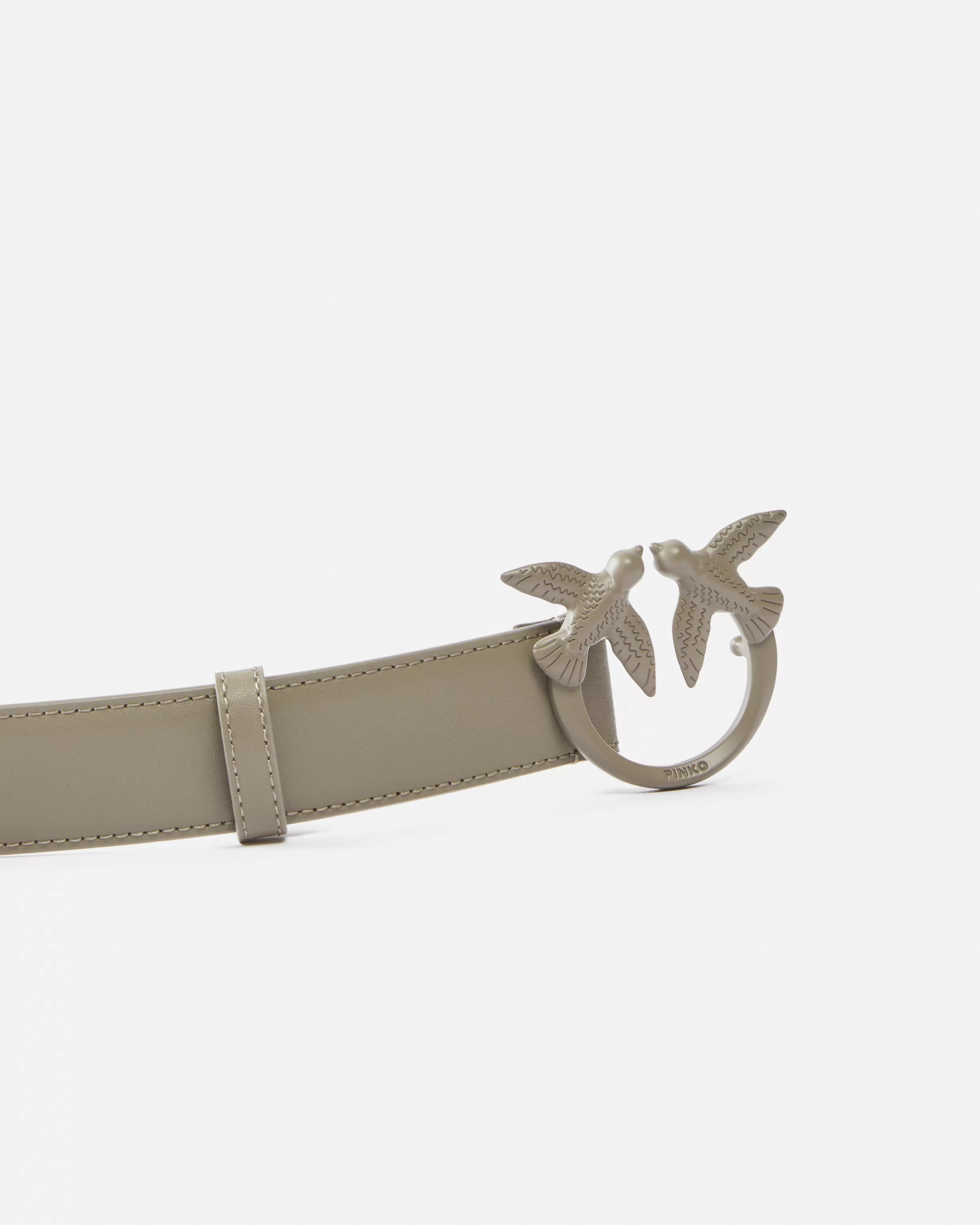 PINKO Belt with colored buckle 3cm