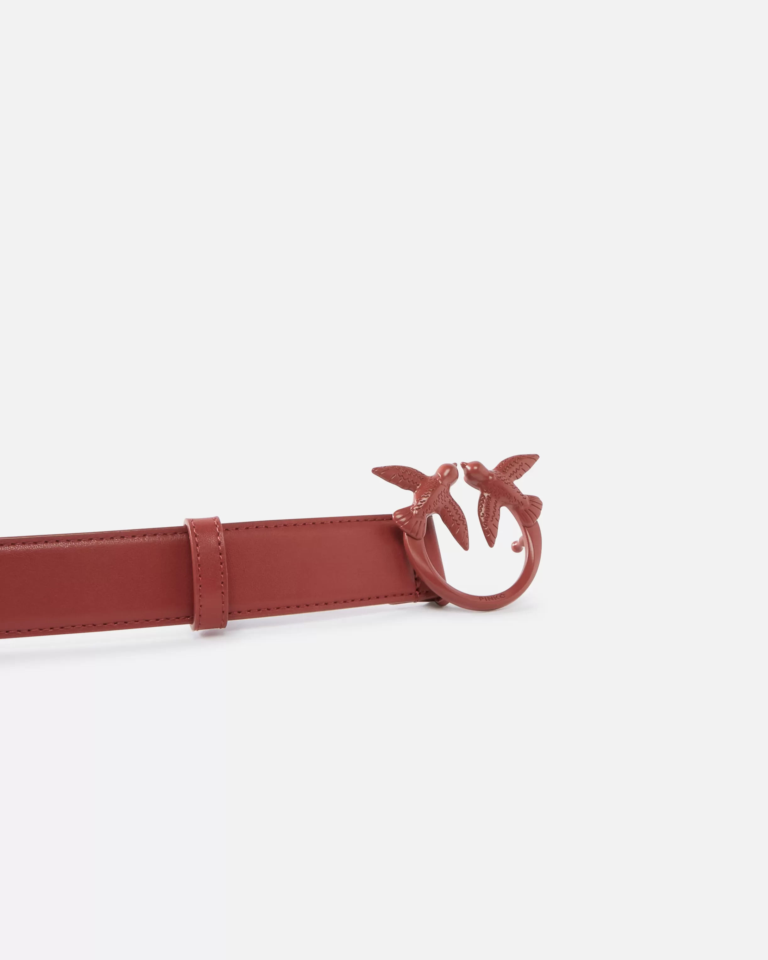 PINKO Belt with colored buckle 3cm
