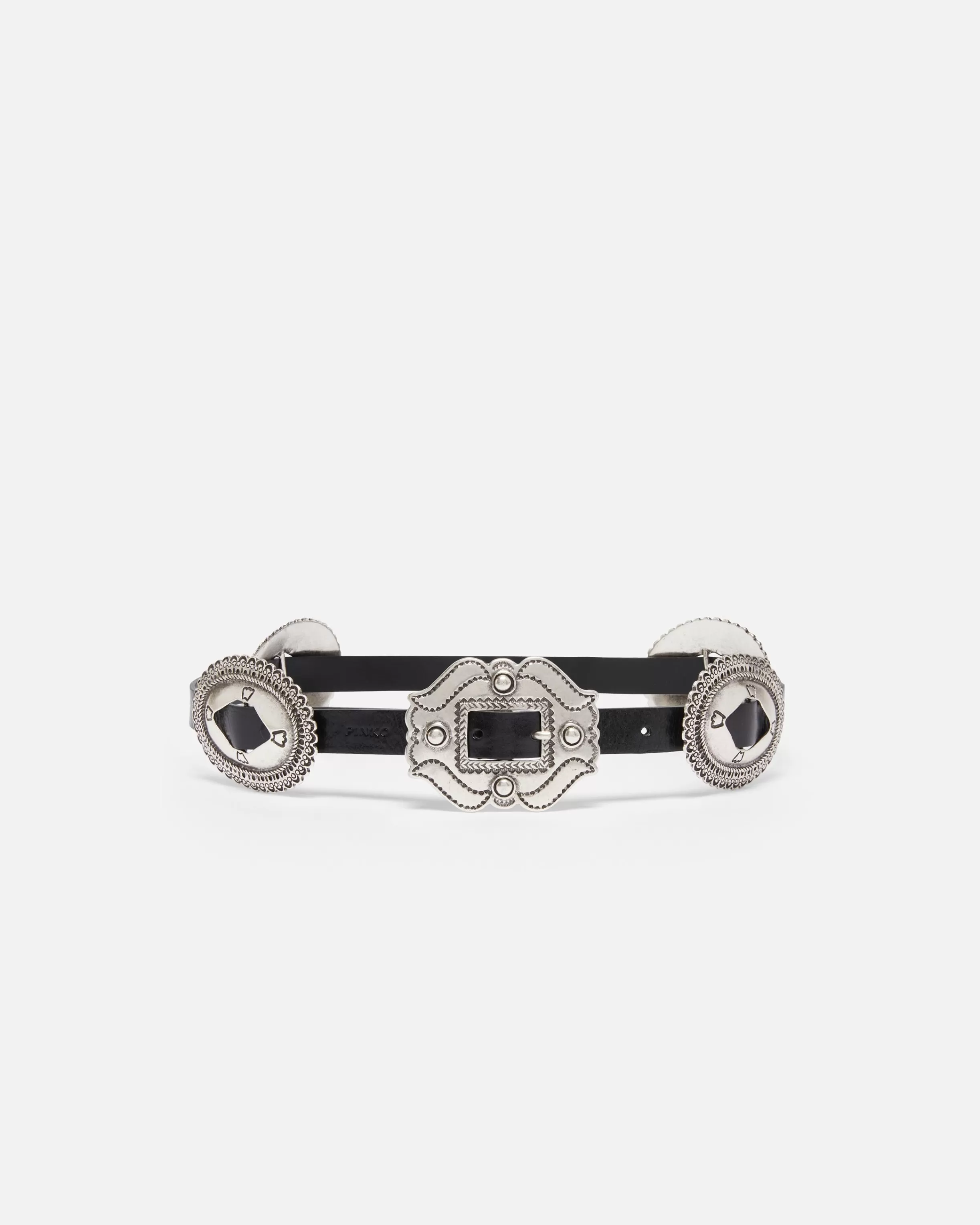 PINKO Belt with large buckle, 2cm