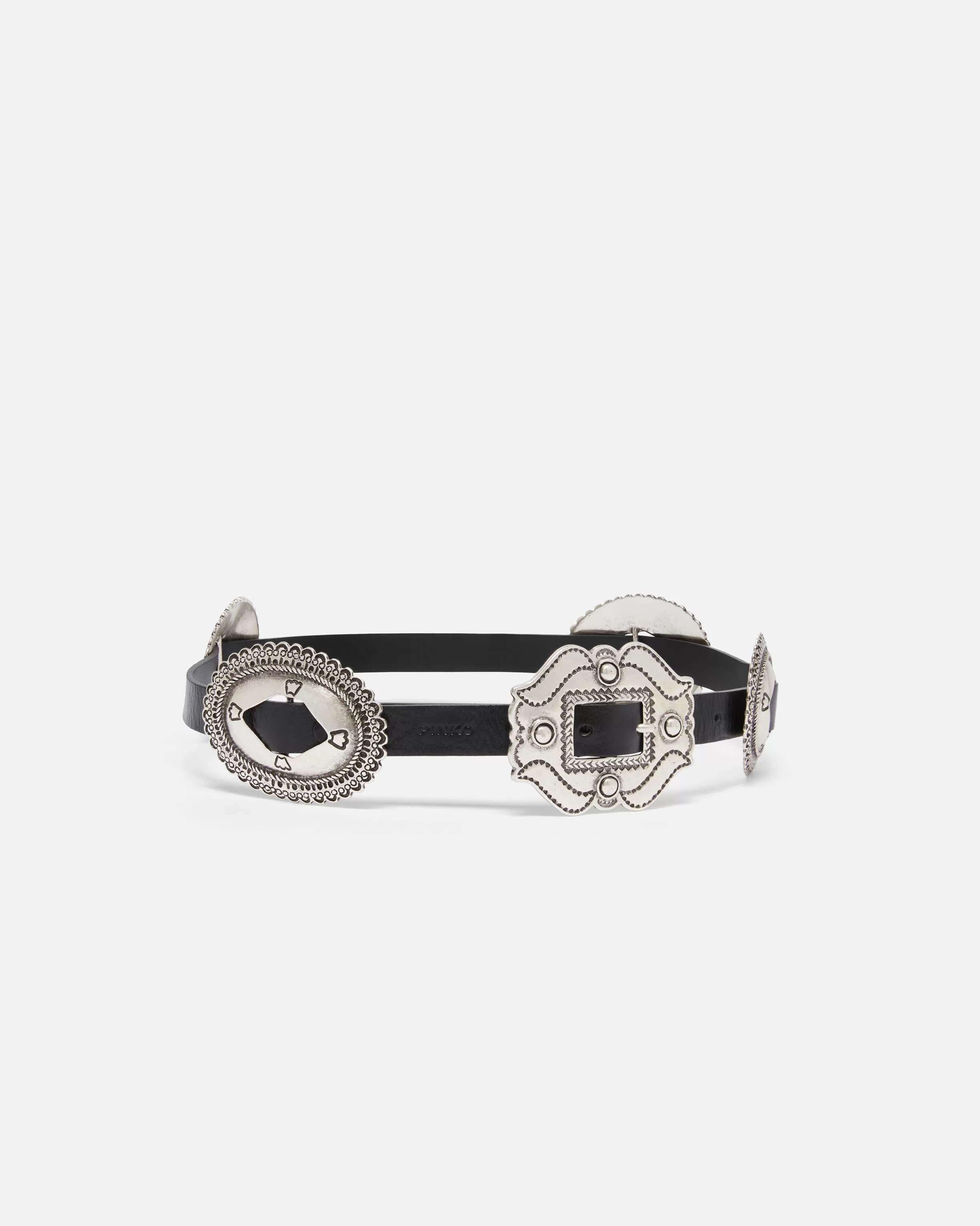 PINKO Belt with large buckle, 2cm