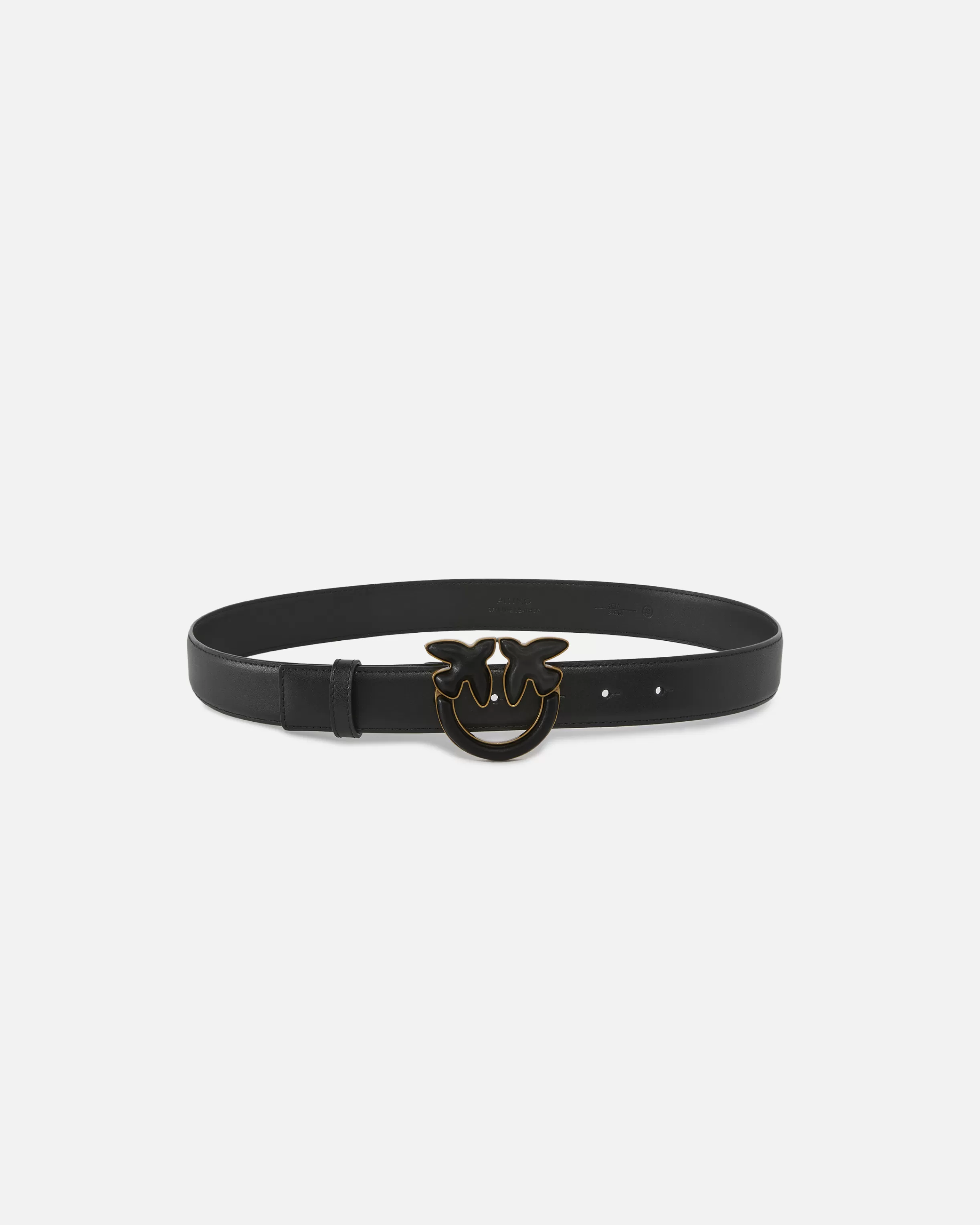 PINKO Belt with leather-covered buckle, 3 cm