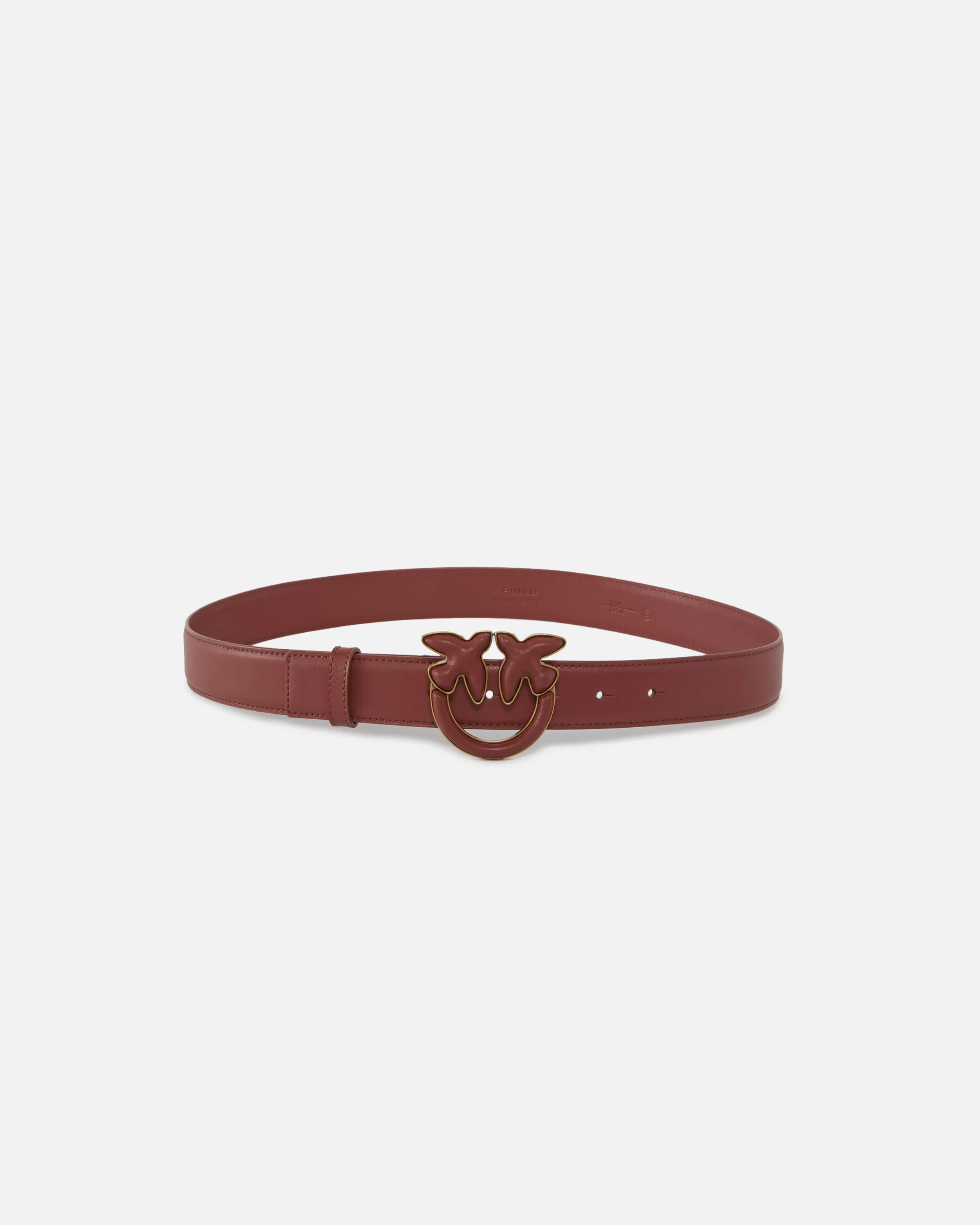 PINKO Belt with leather-covered buckle, 3 cm