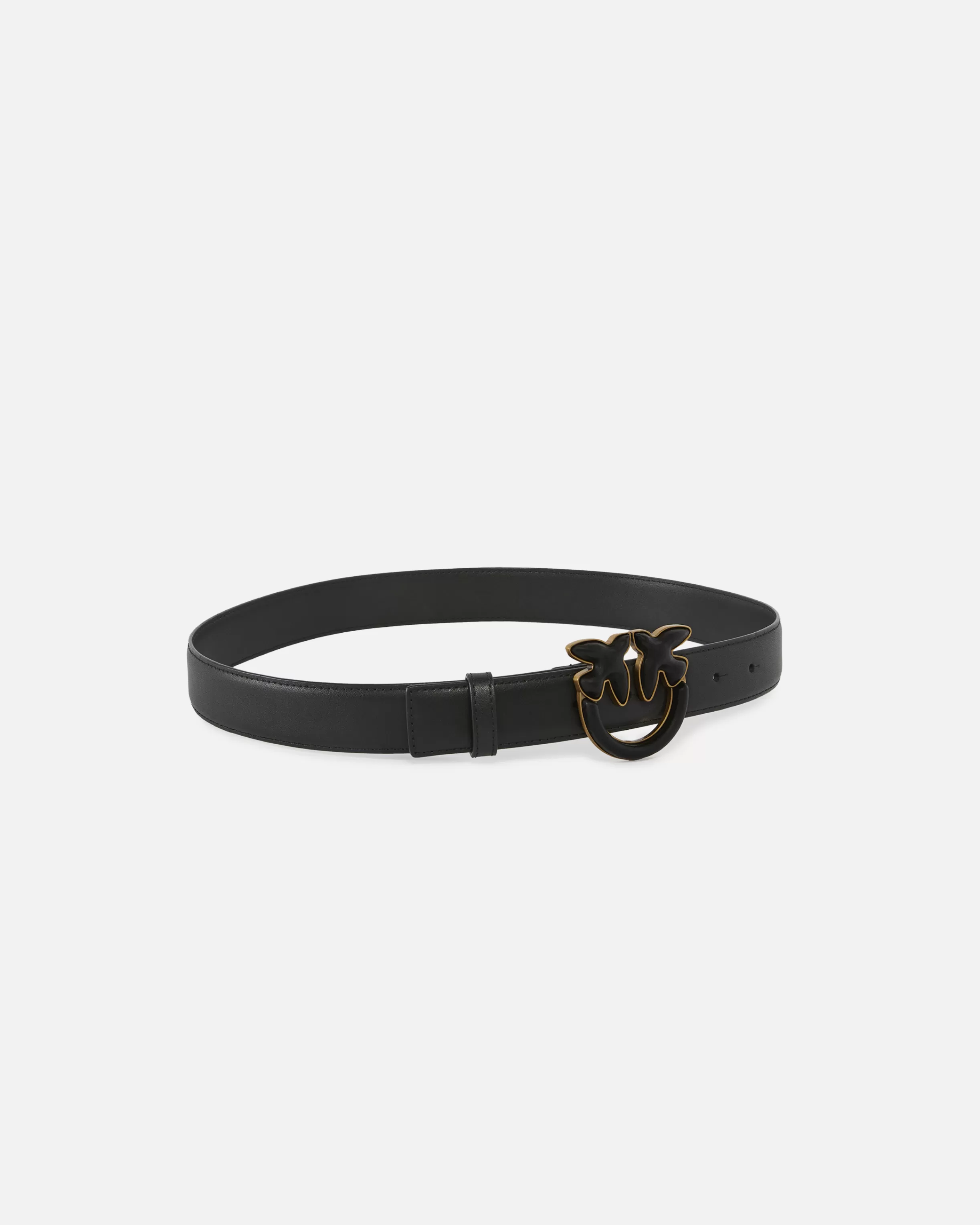 PINKO Belt with leather-covered buckle, 3 cm