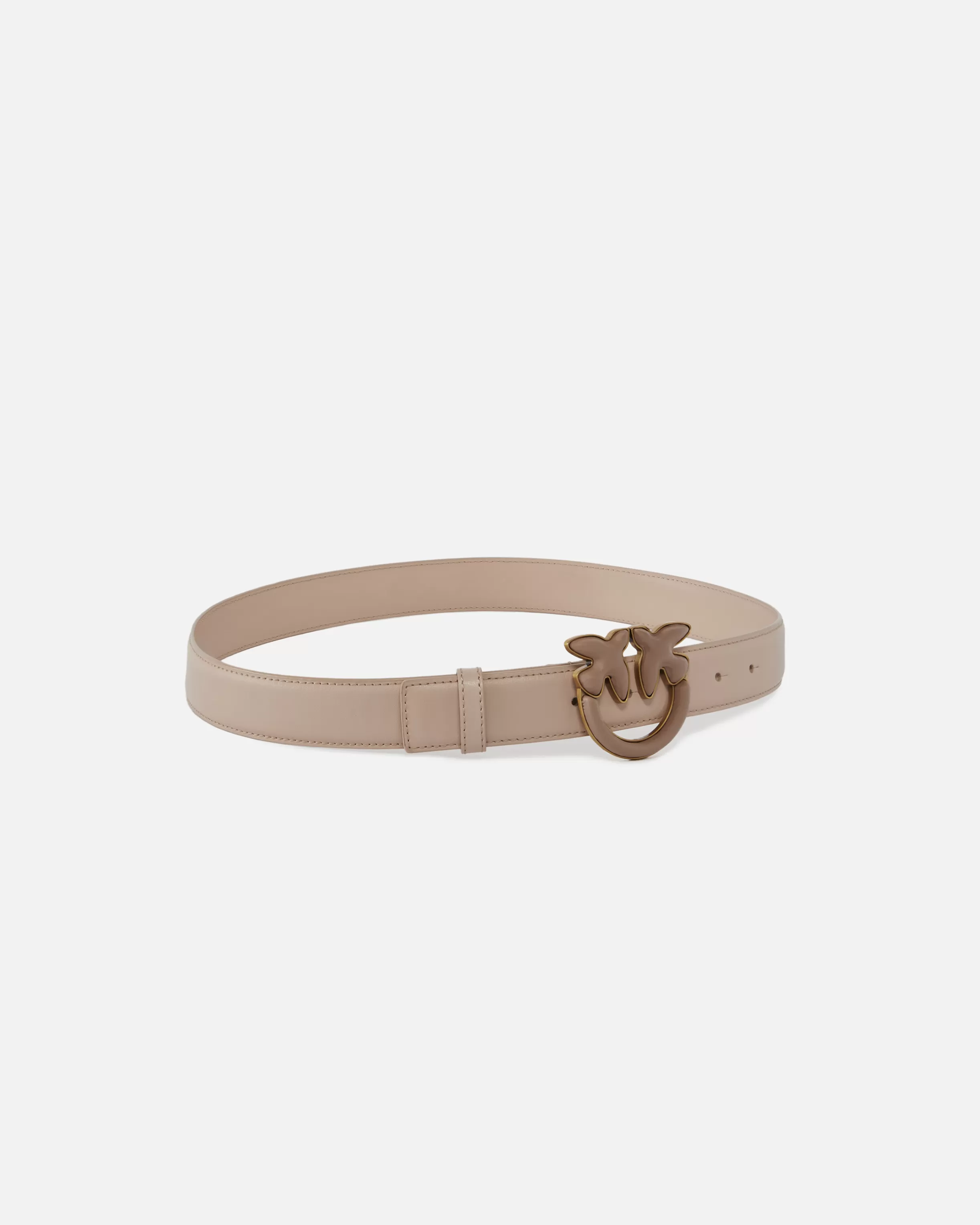 PINKO Belt with leather-covered buckle, 3 cm