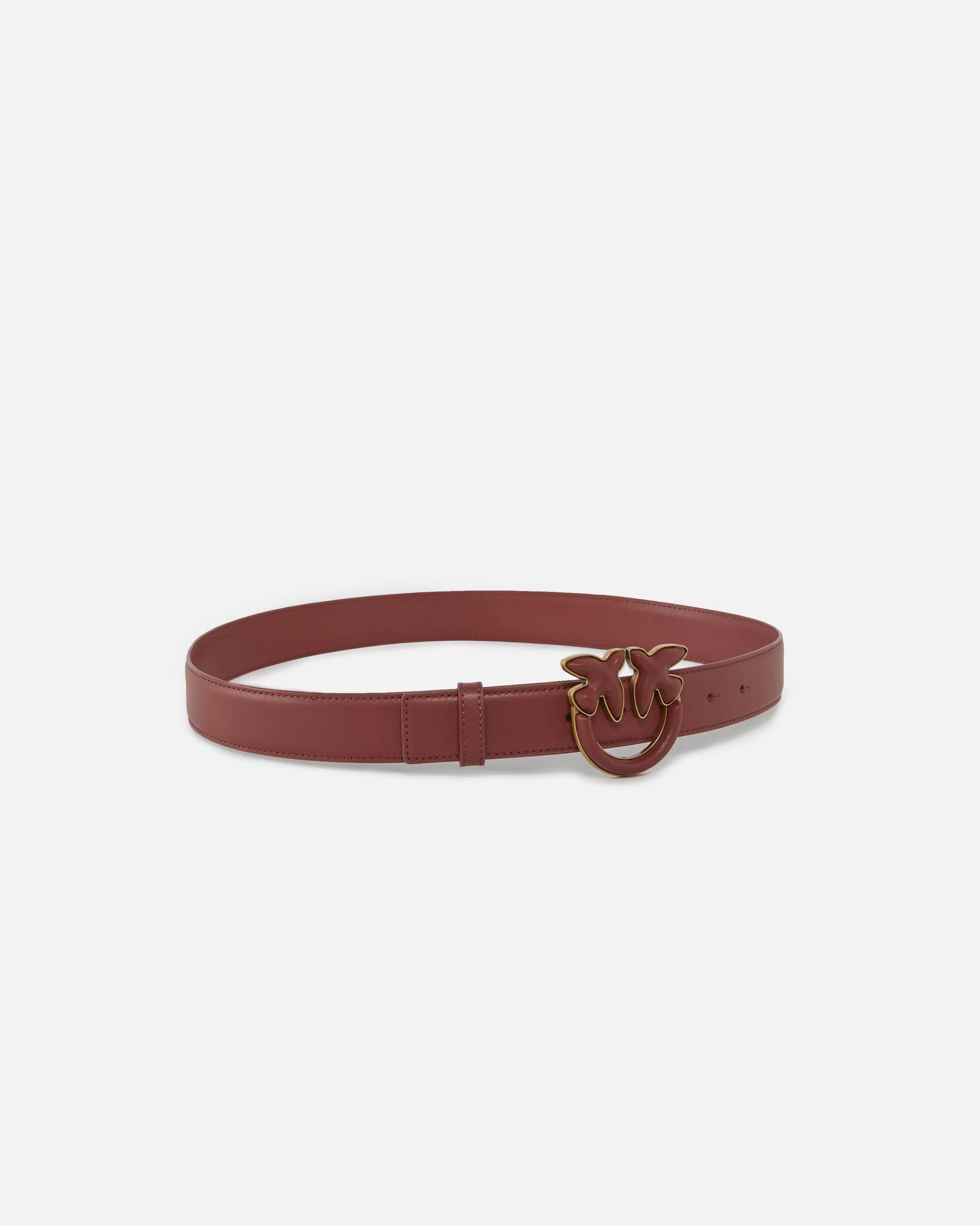 PINKO Belt with leather-covered buckle, 3 cm