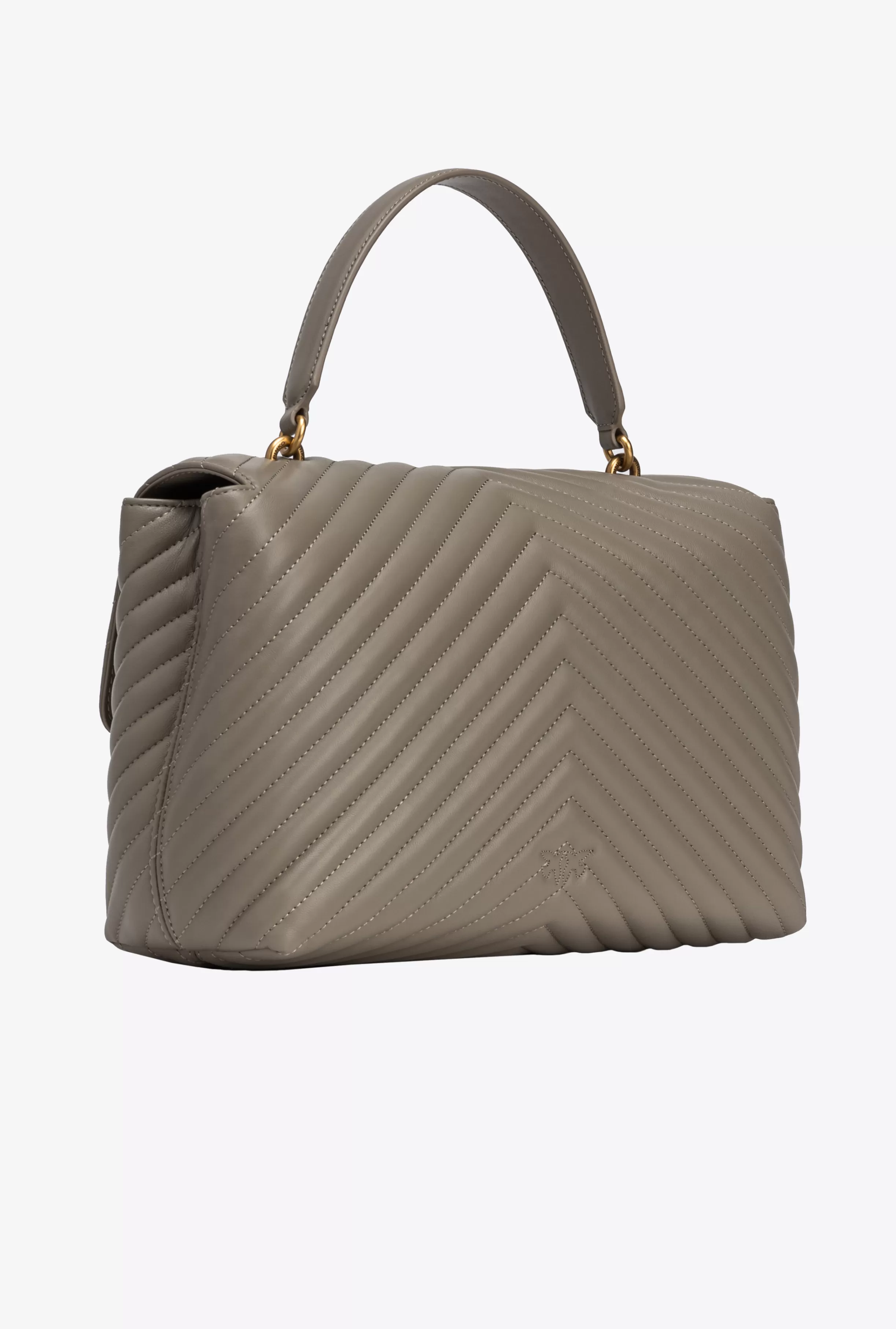 PINKO Big Lady Love Bag Puff Chevron