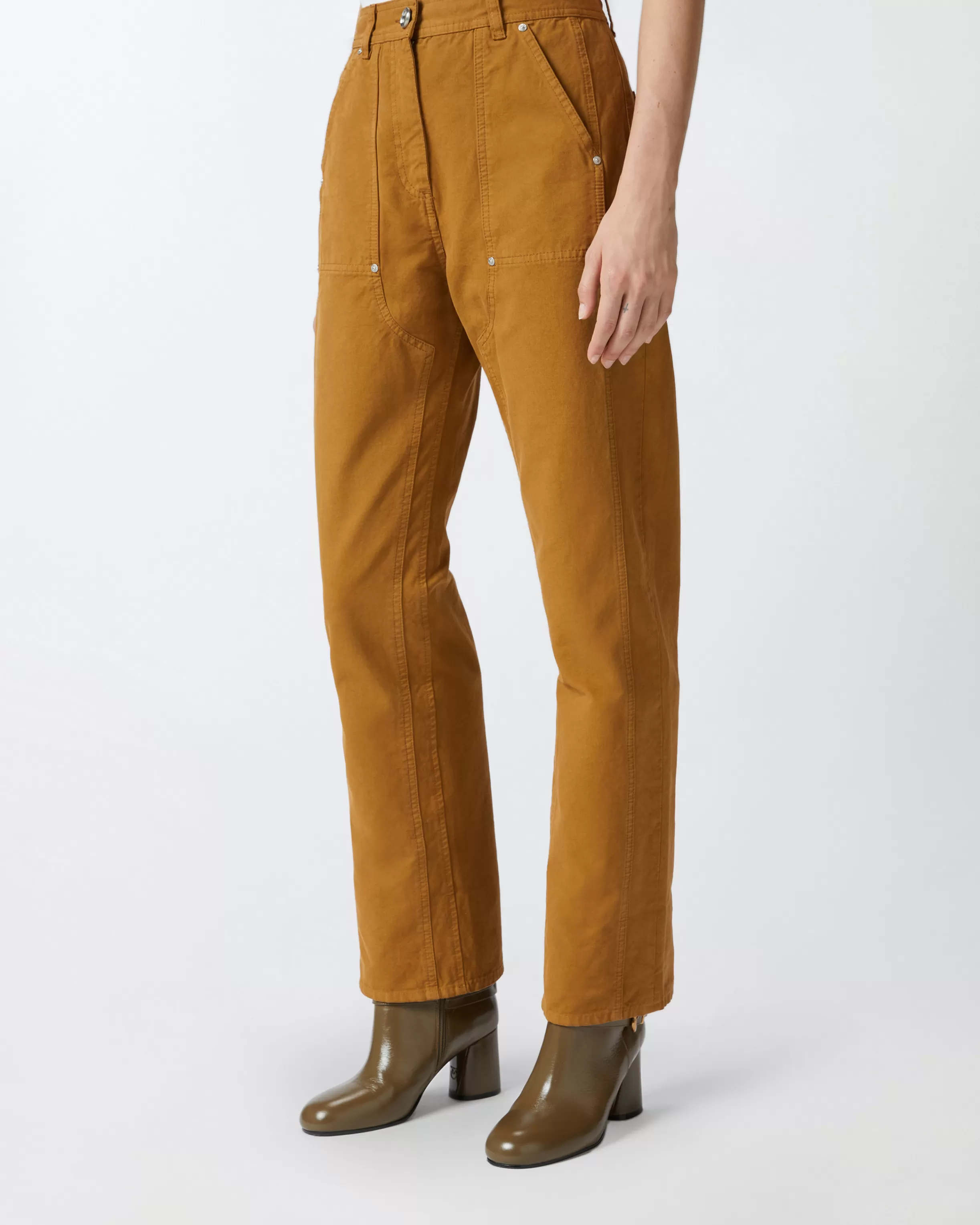 PINKO Canvas workwear trousers