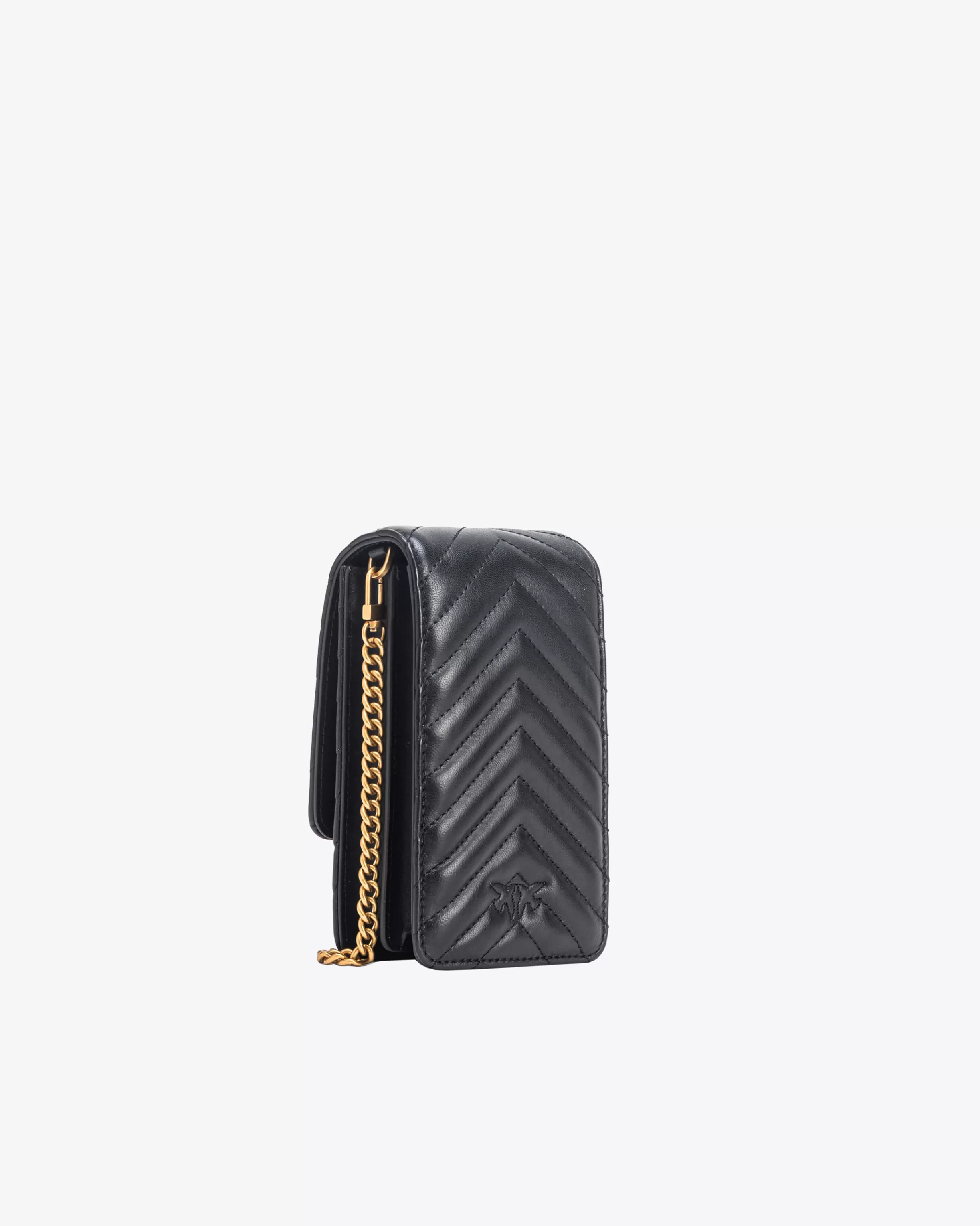 PINKO Chevron nappa leather smartphone case