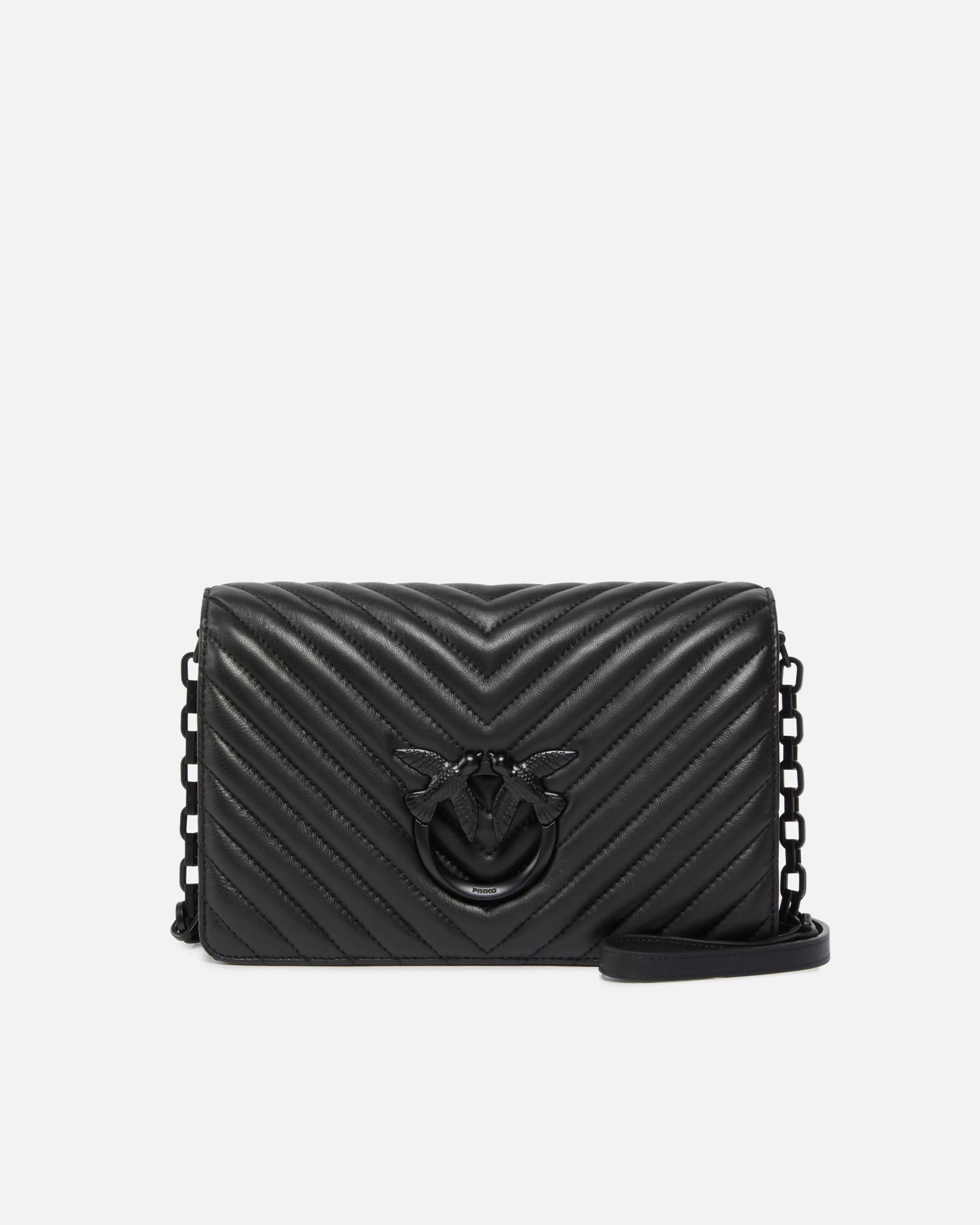 PINKO Classic Love Bag Click Chevron Colour Block