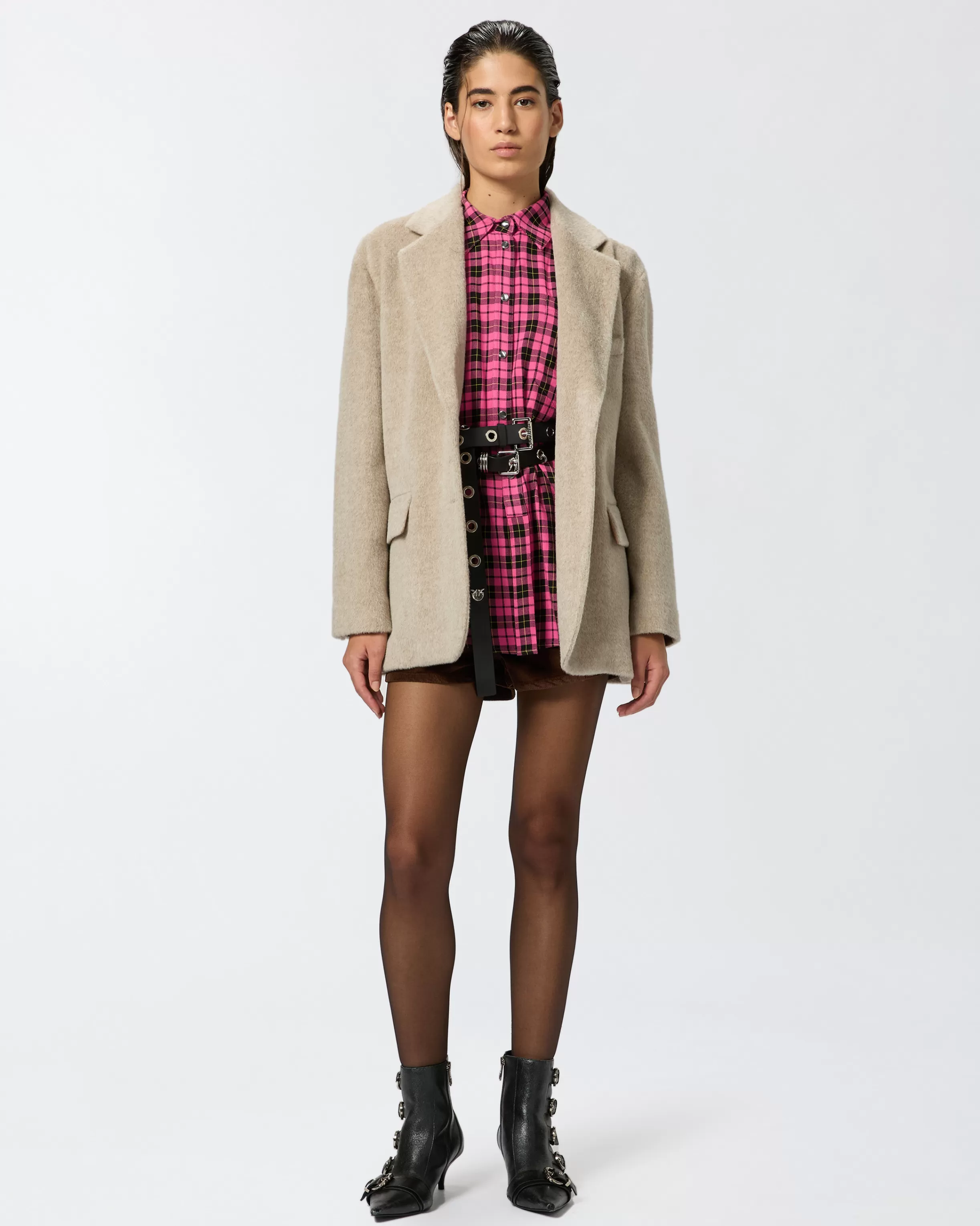 PINKO Classic plaid shirt