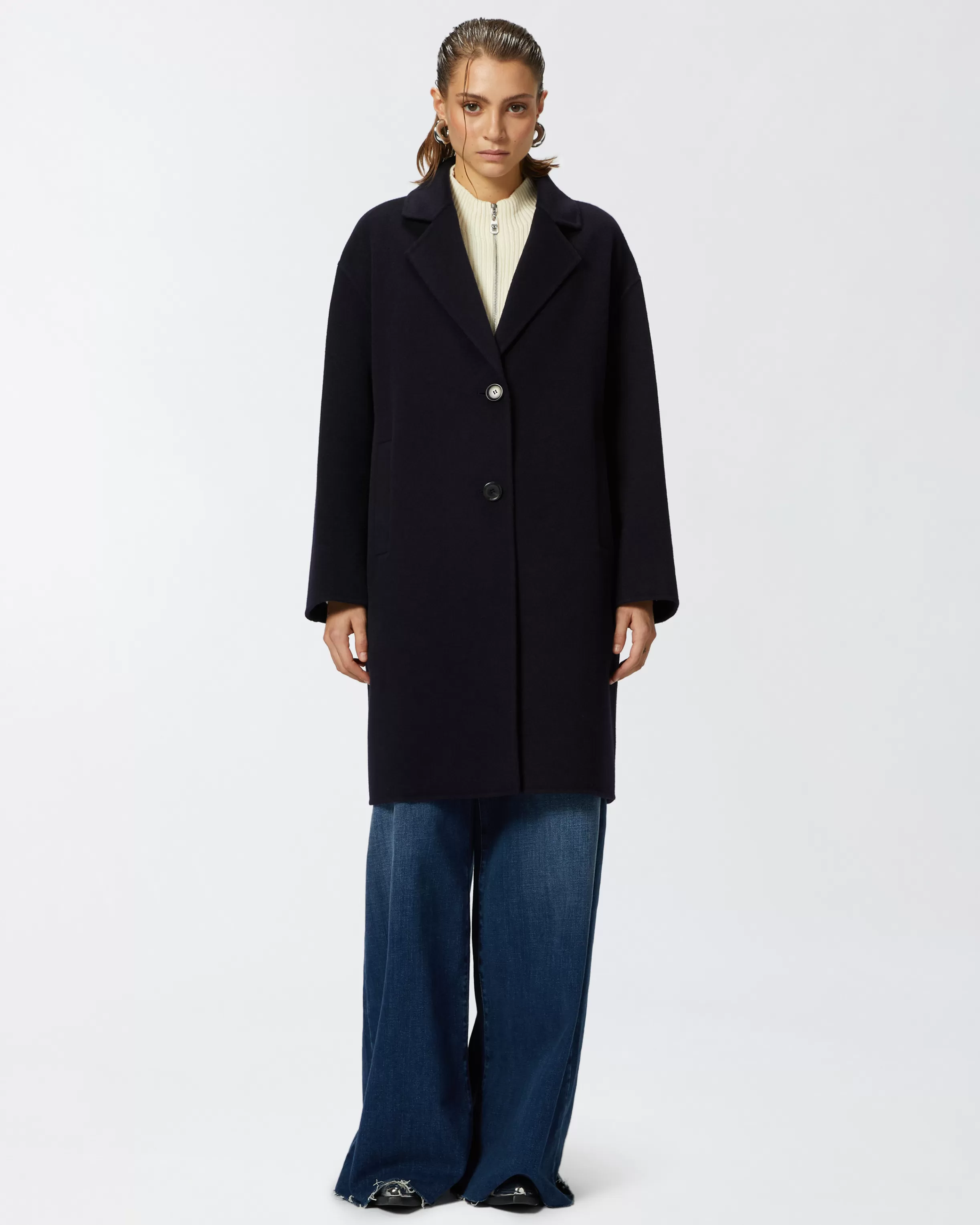 PINKO Classic single-breasted cloth coat