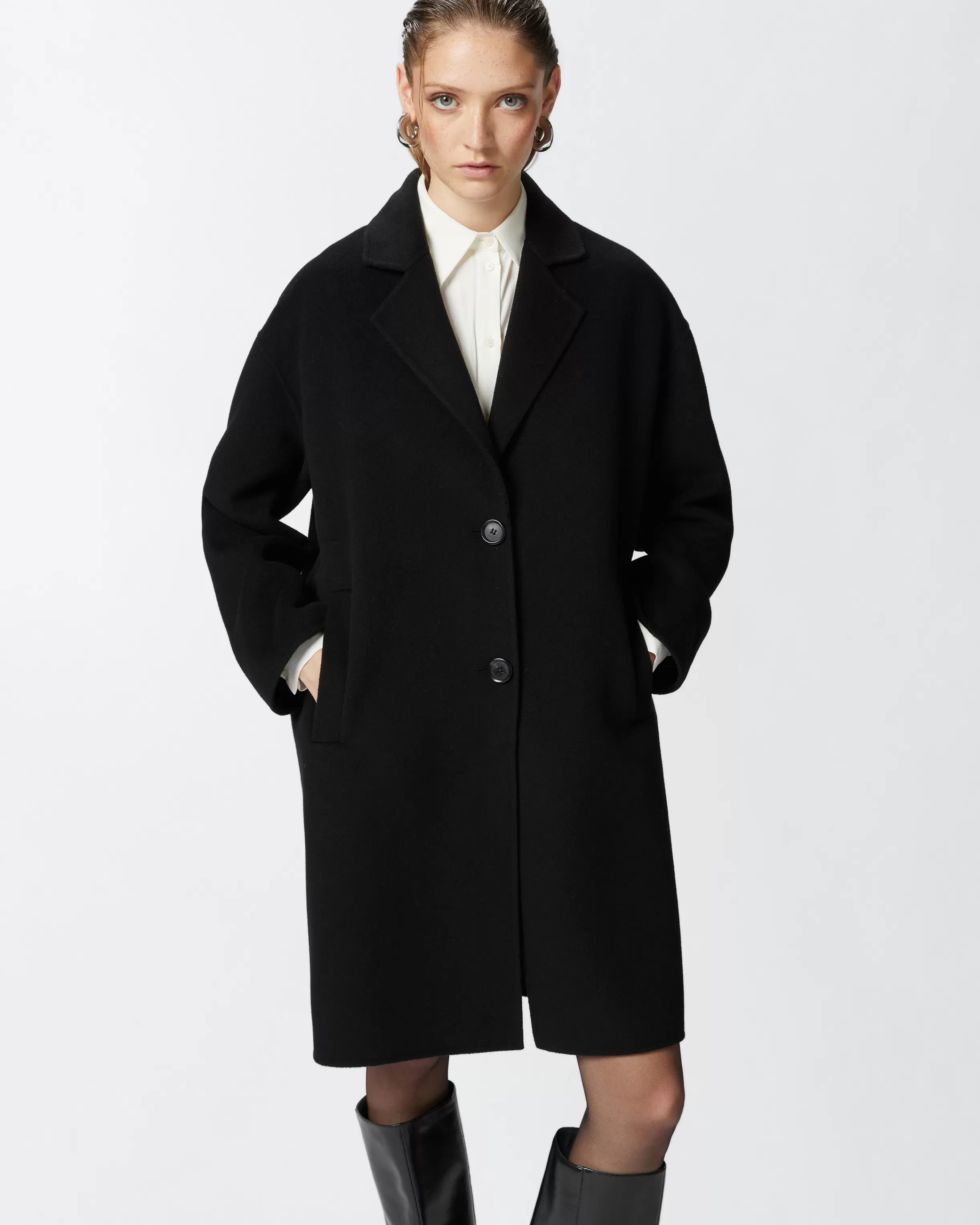 PINKO Classic single-breasted cloth coat