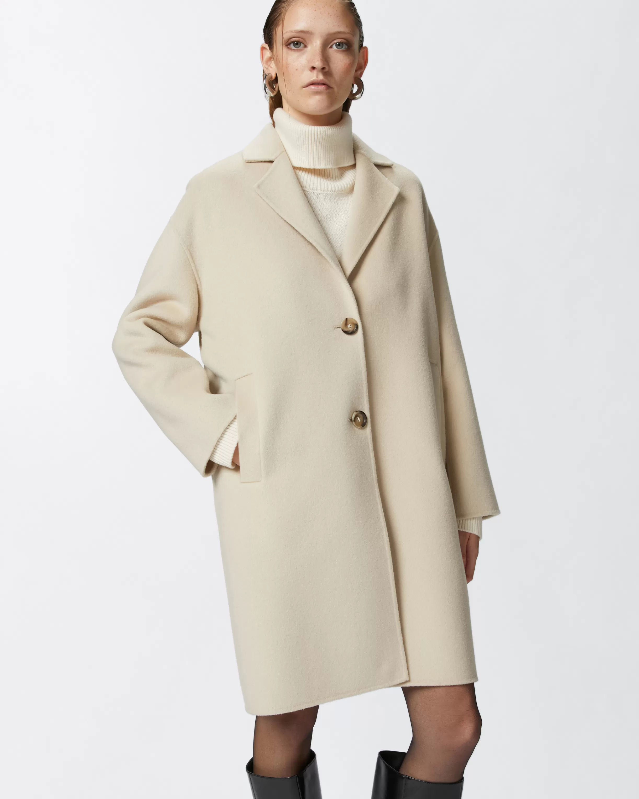 PINKO Classic single-breasted cloth coat