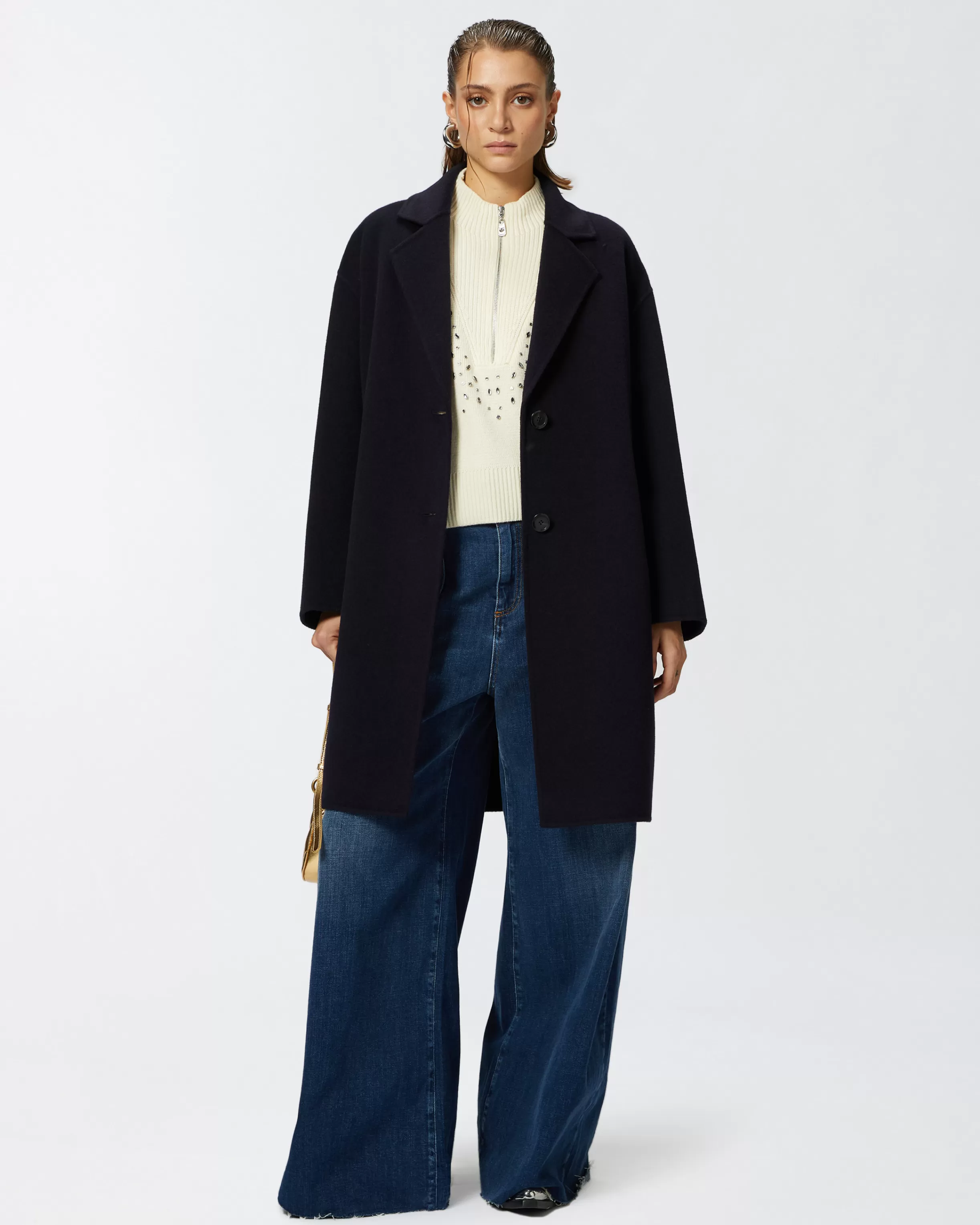 PINKO Classic single-breasted cloth coat