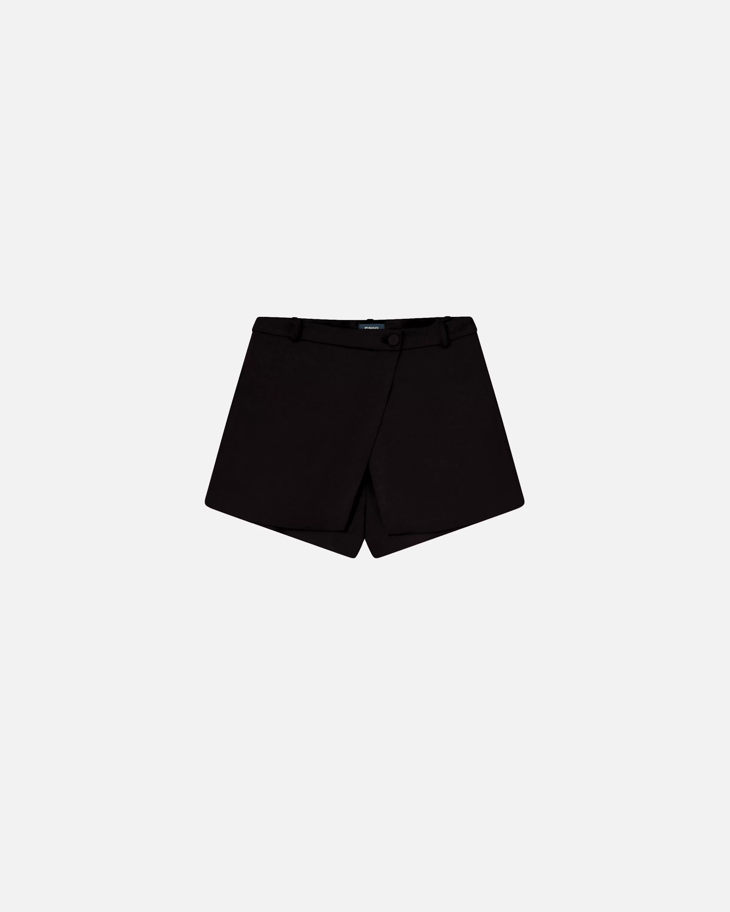 PINKO Crossover-front shorts in technical cady