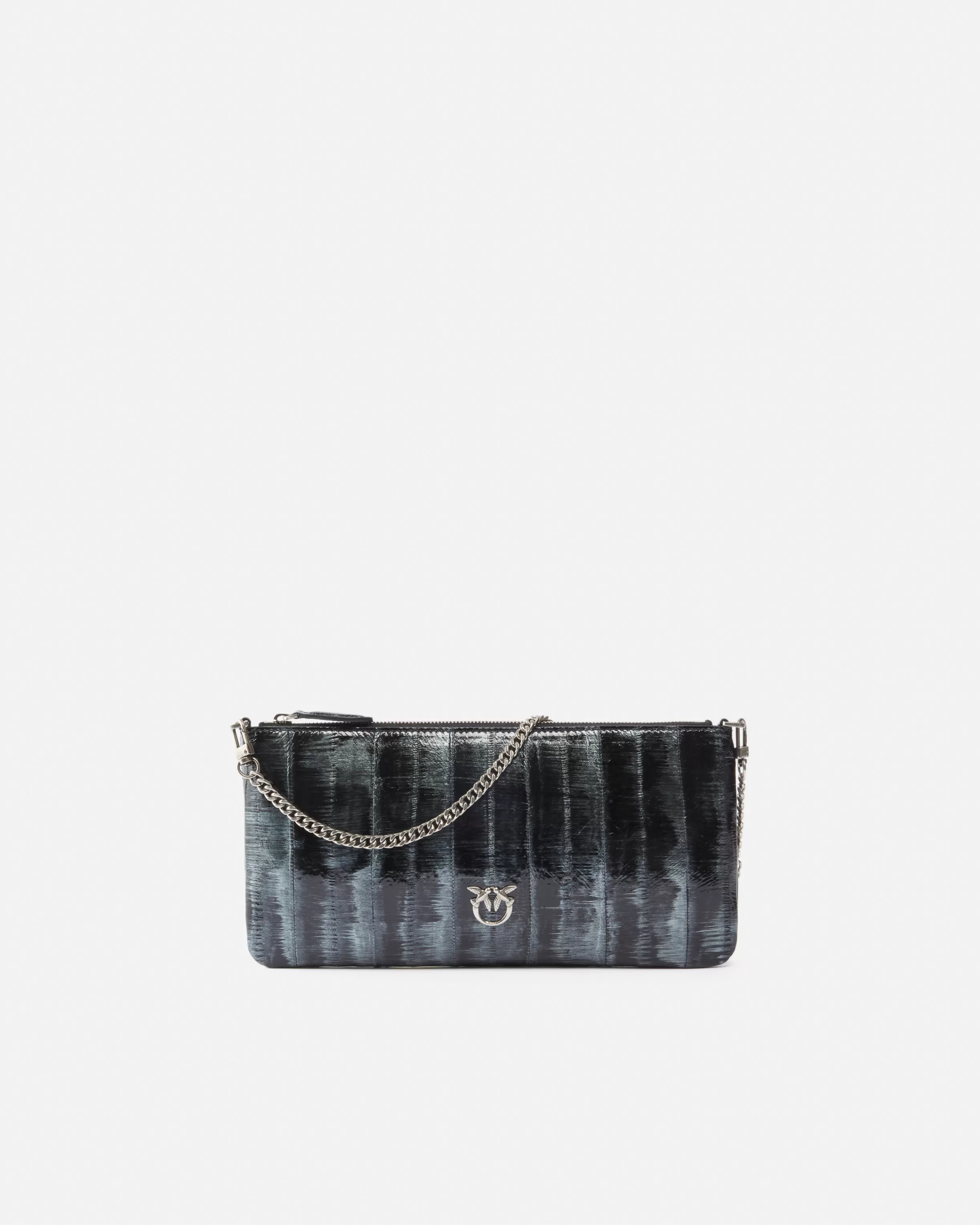 PINKO Eel leather crossbody clutch Galleria.