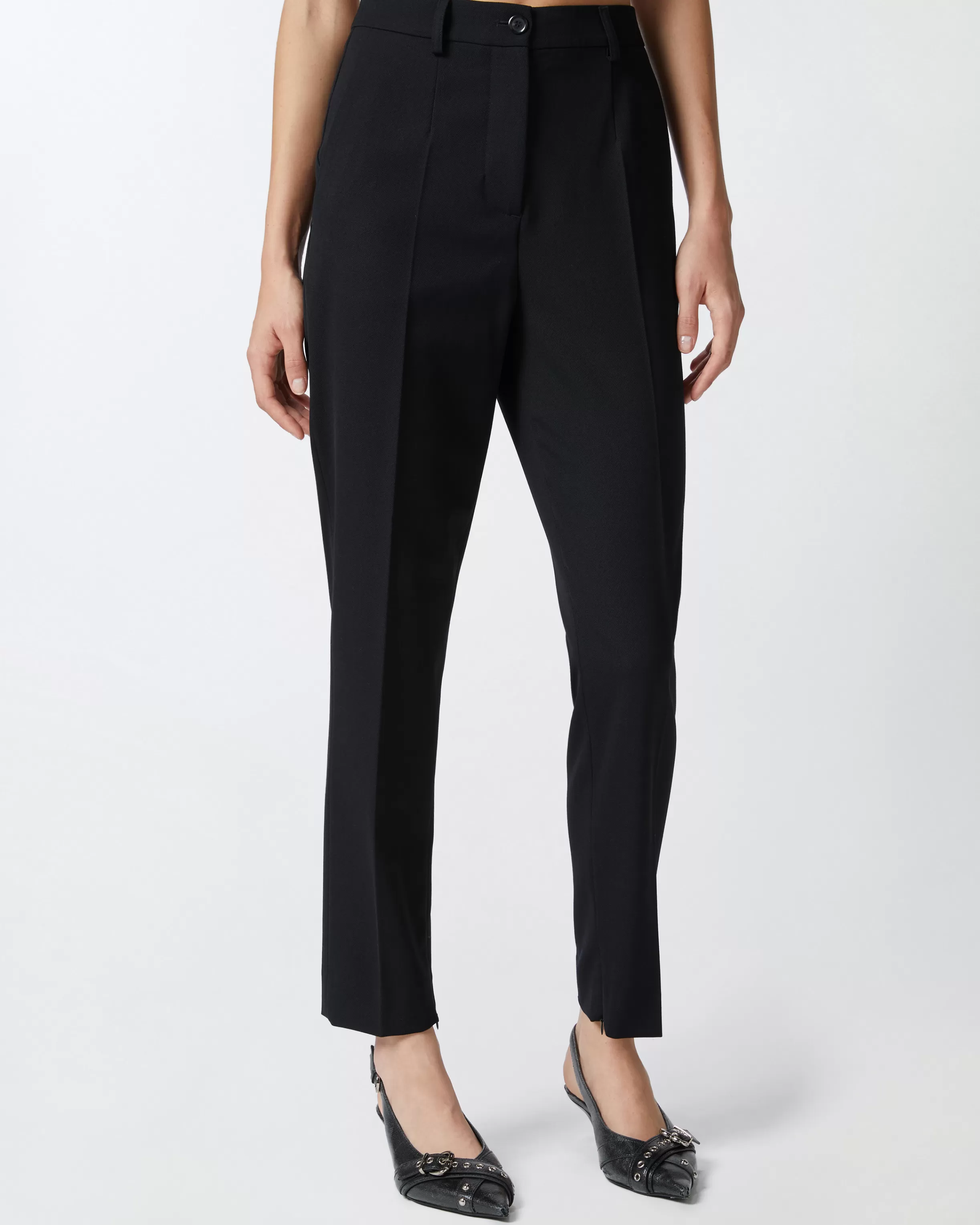 PINKO Elegant cigarette trousers with slits