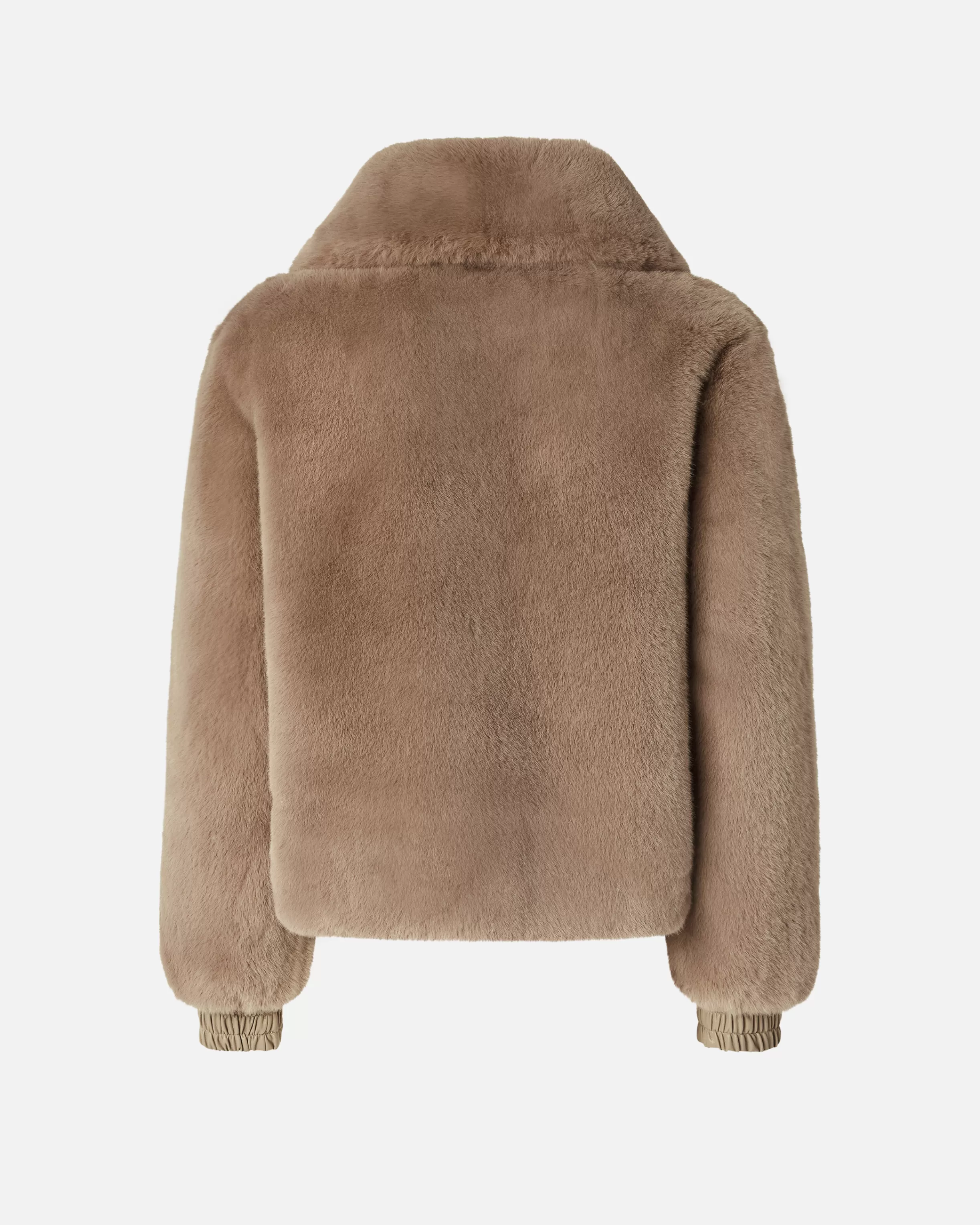 PINKO Faux fur bomber jacket