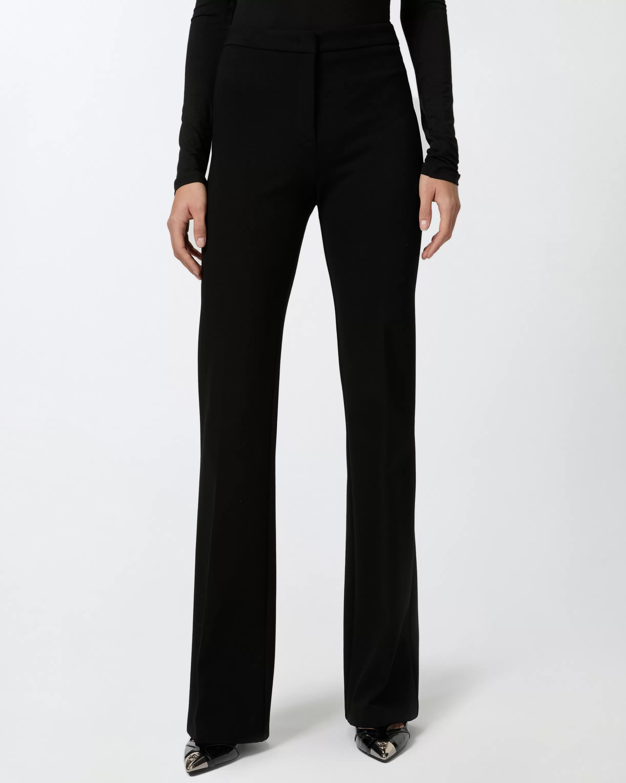 PINKO Flared full Milano trousers