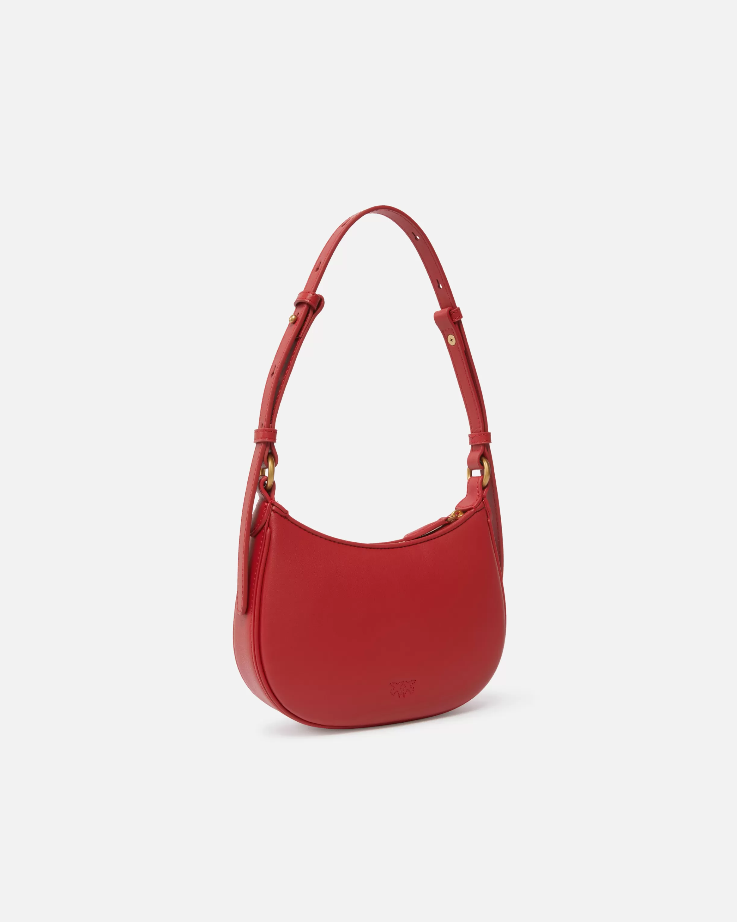 PINKO Half Moon baby leather shoulder bag