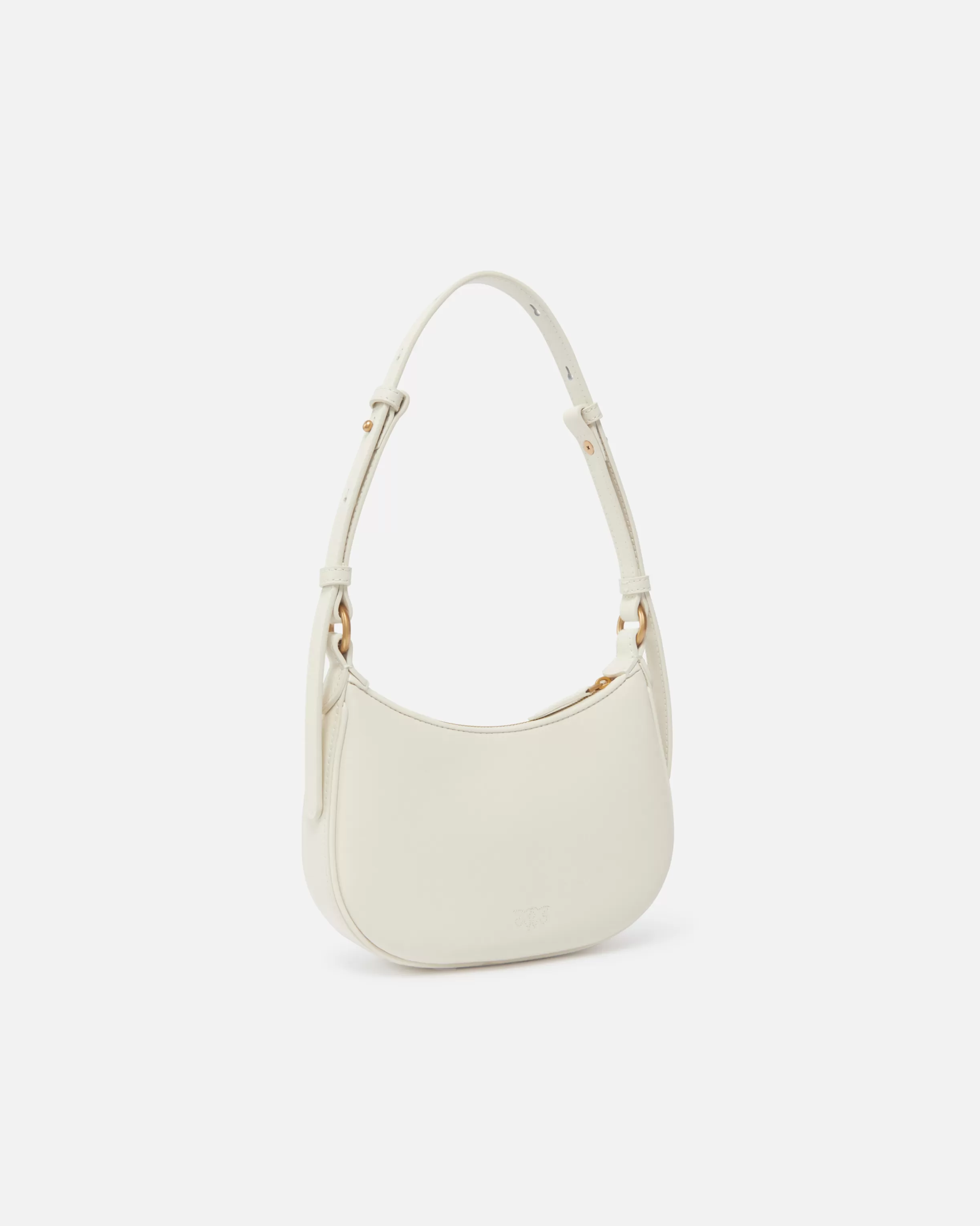 PINKO Half Moon baby leather shoulder bag