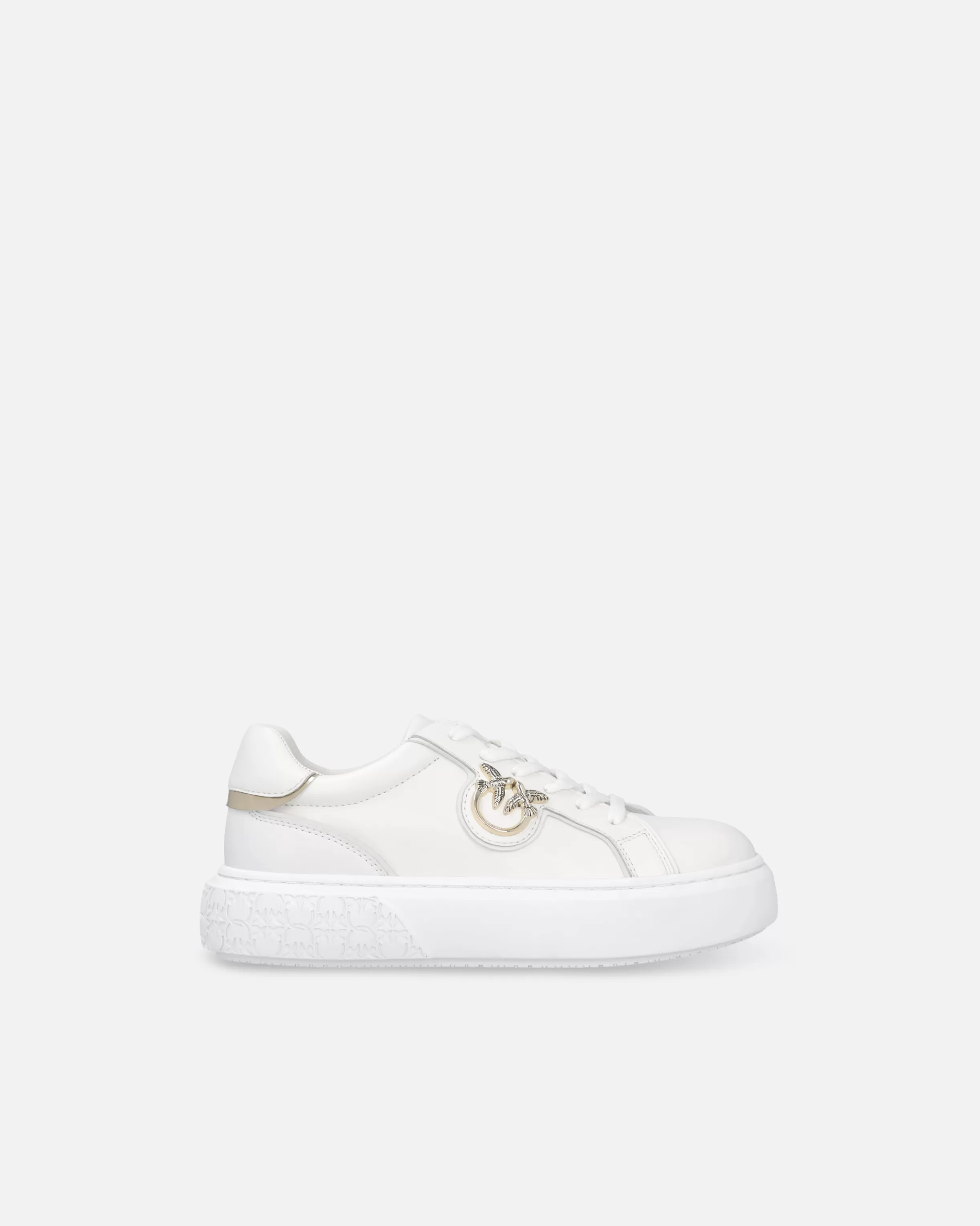 PINKO High-soled flatform sneakers with metal logo