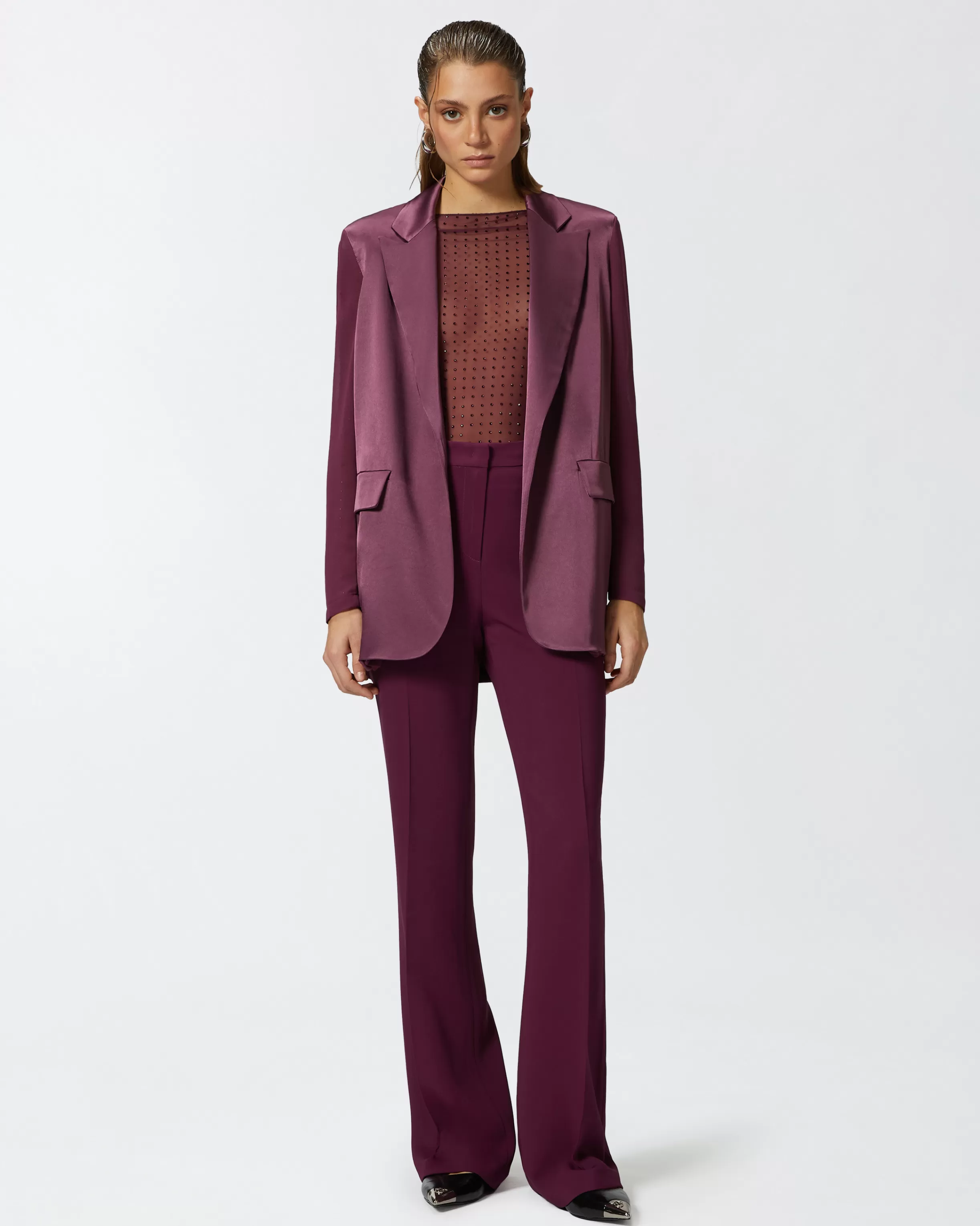 PINKO High-waist trousers in technical cady