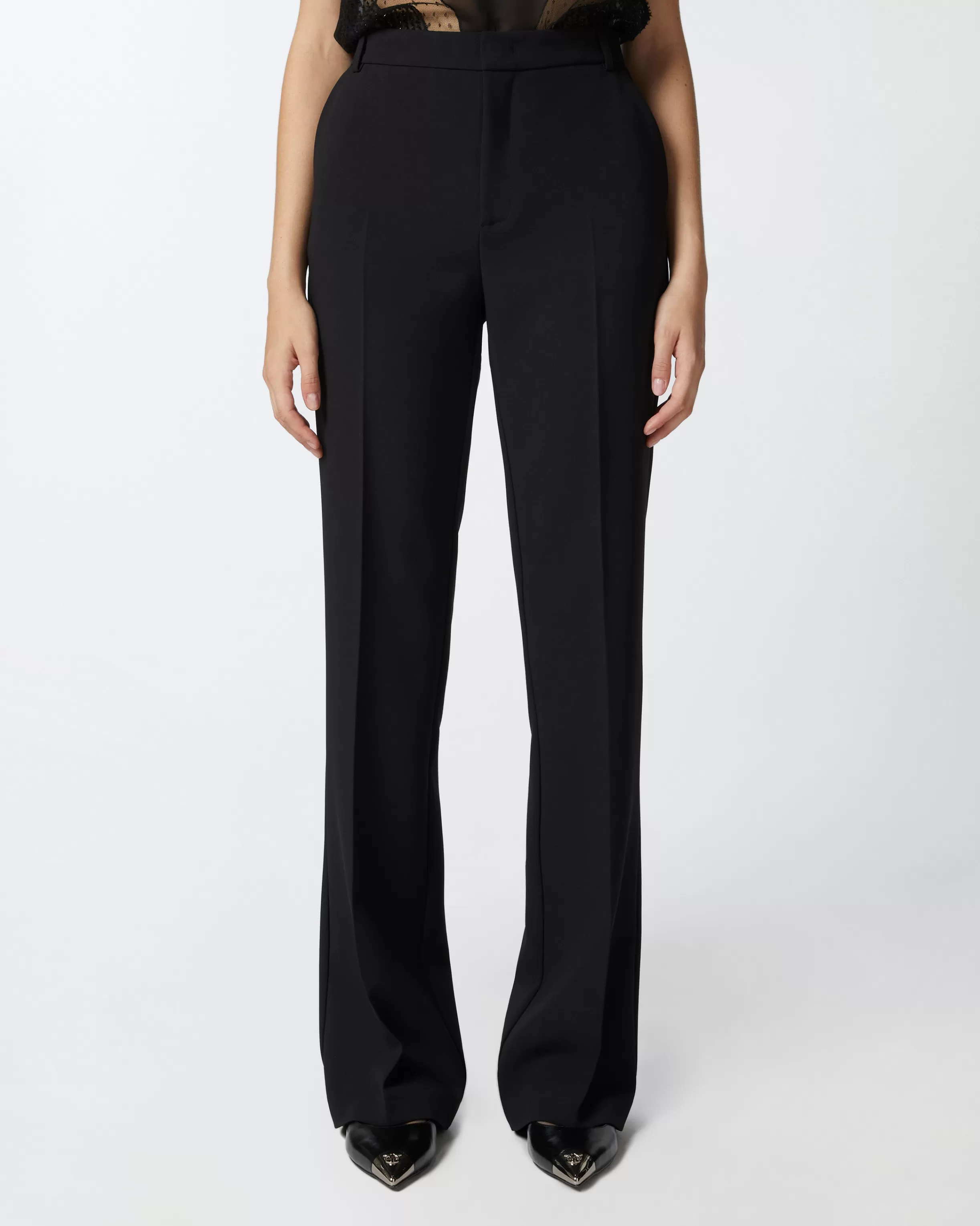 PINKO High-waisted, slightly flared trousers