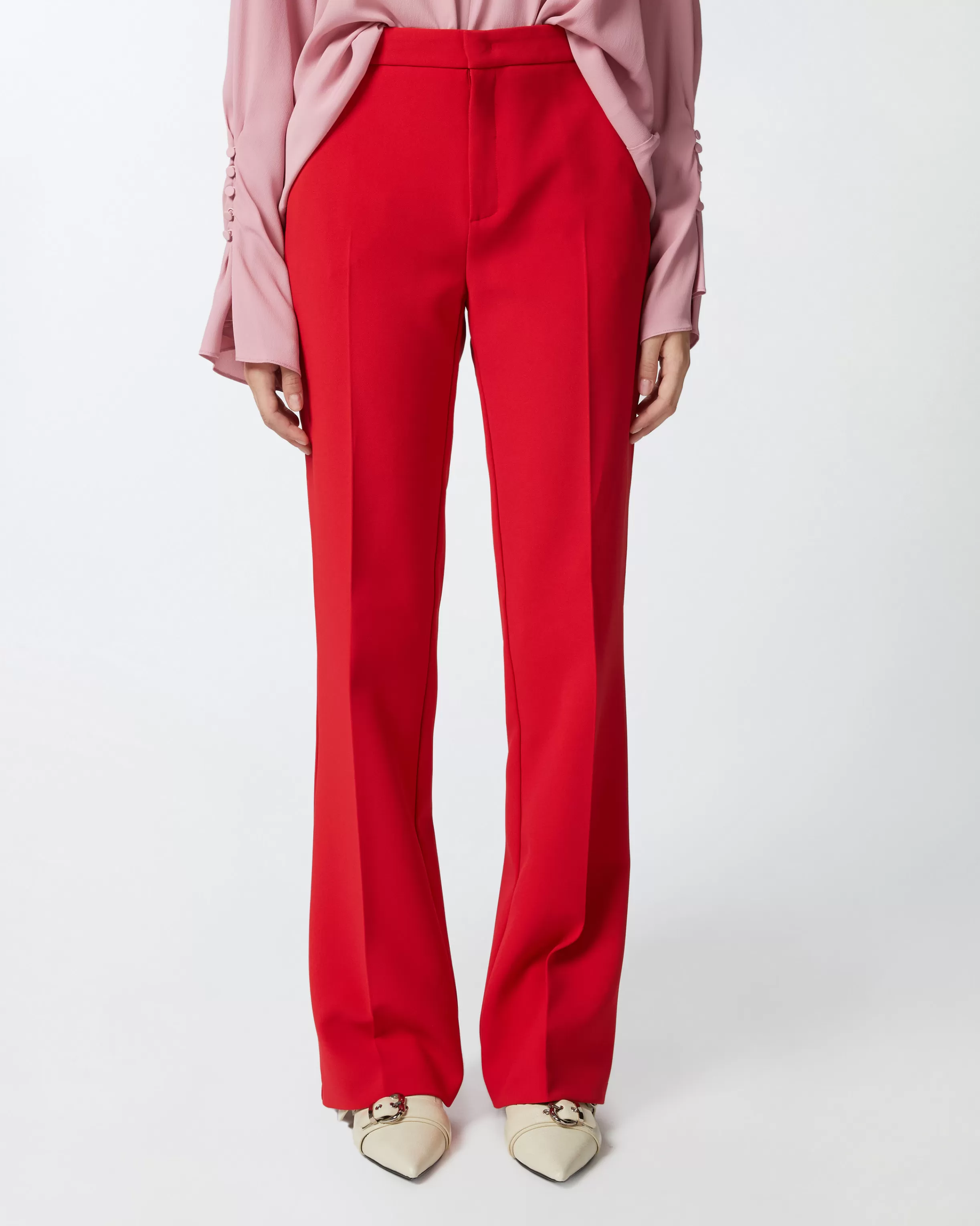 PINKO High-waisted, slightly flared trousers