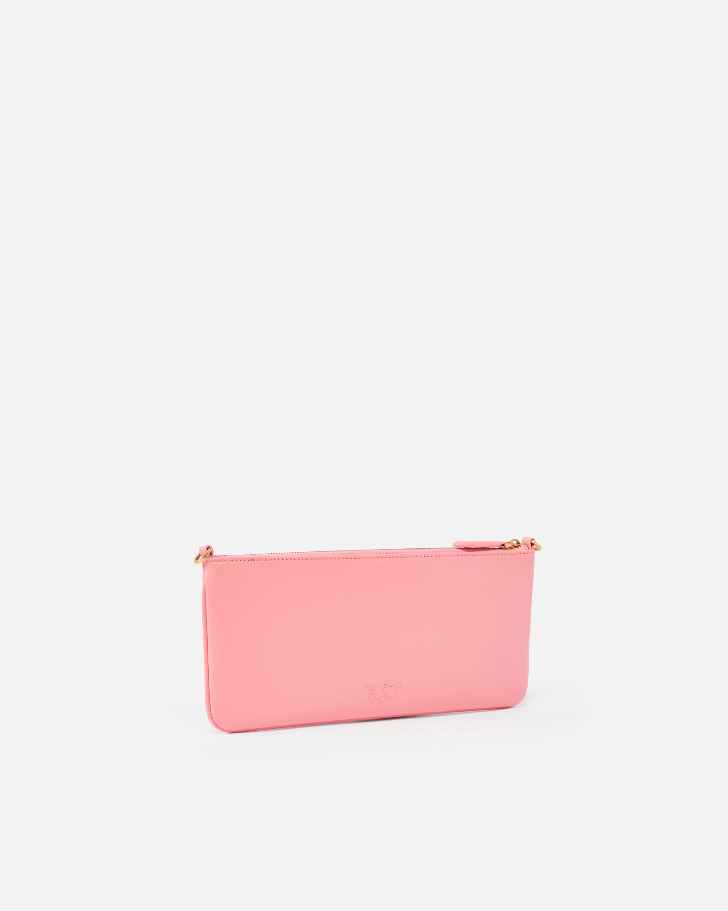 PINKO Horizontal Flat Bag in leather