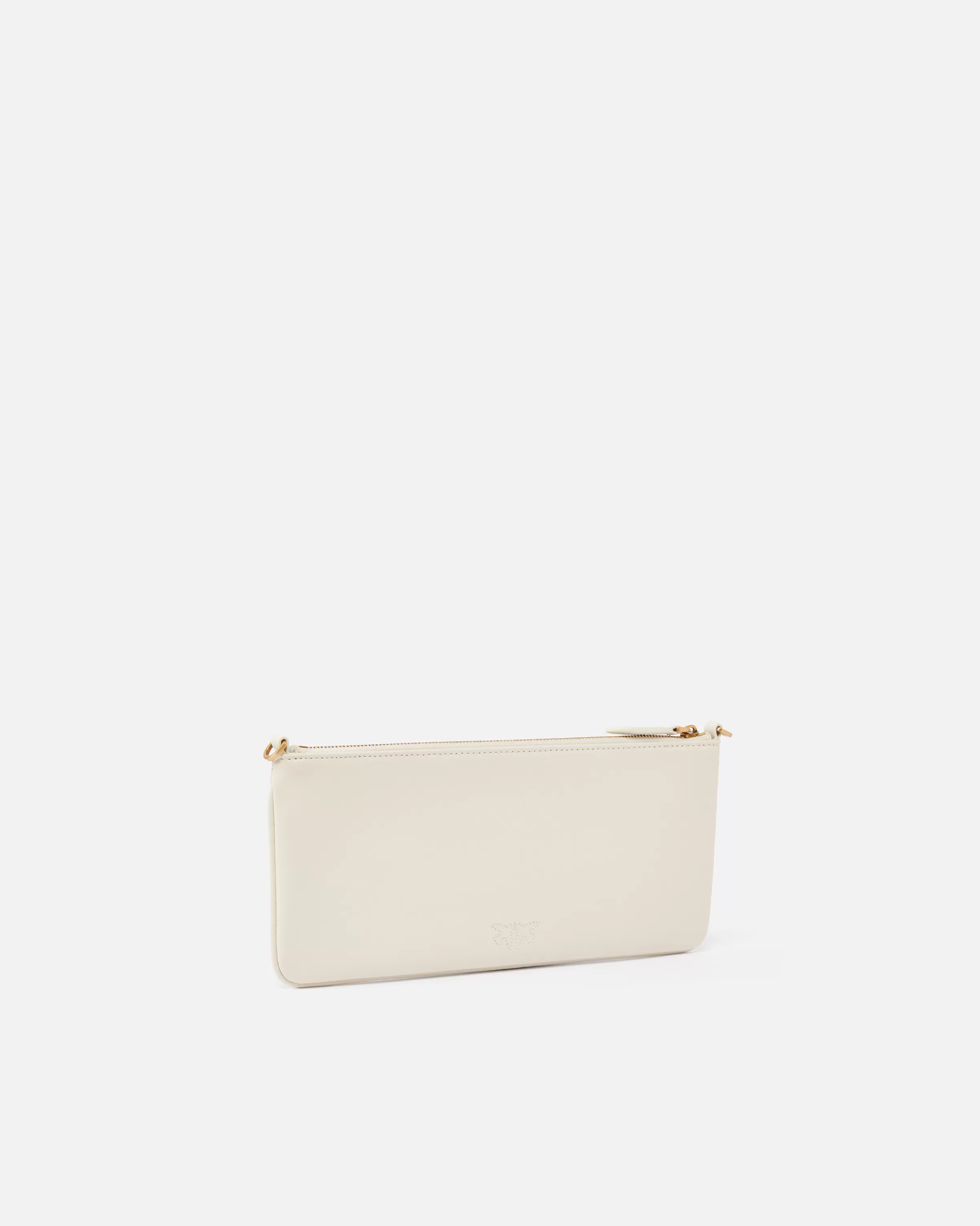 PINKO Horizontal Flat Bag in leather