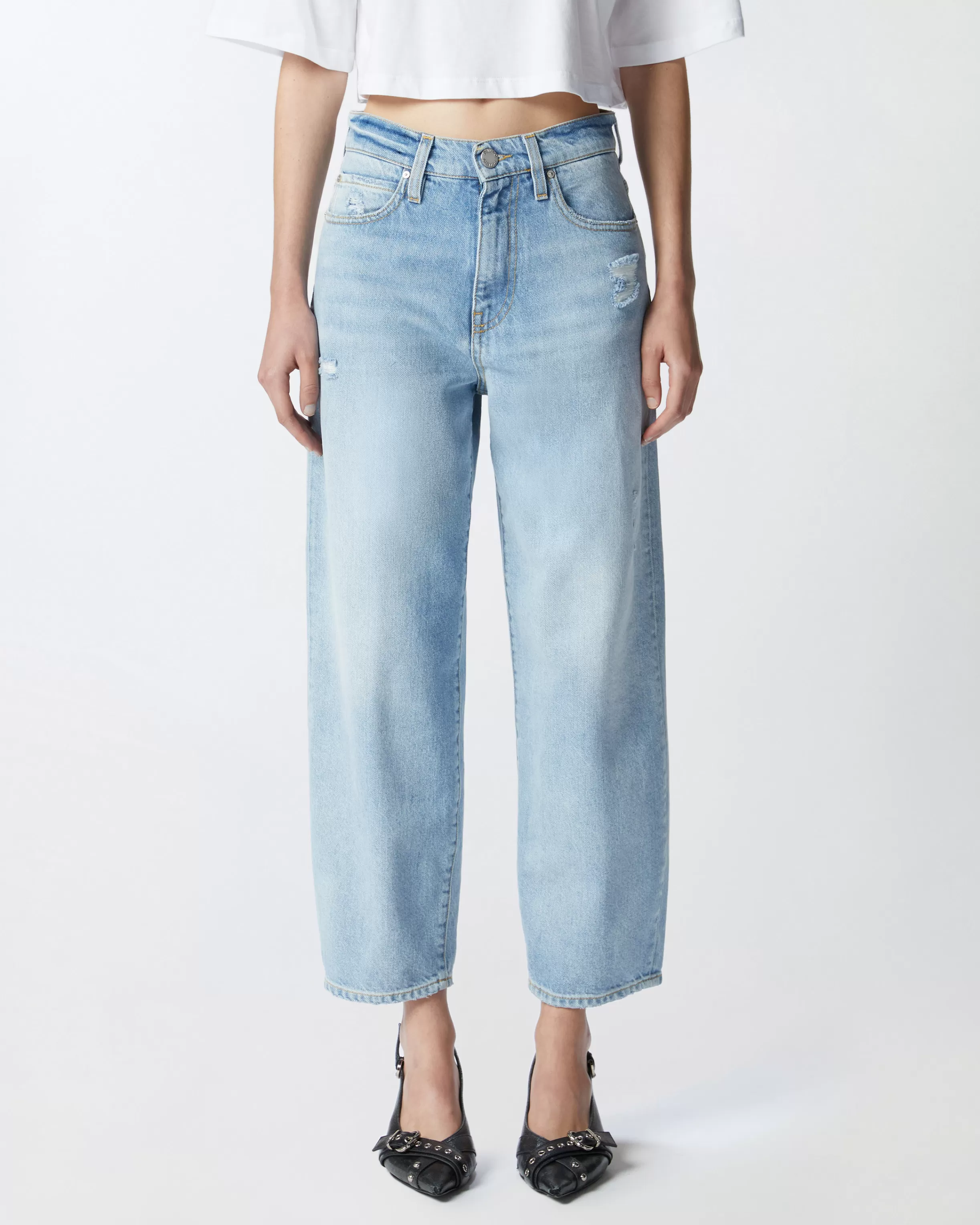 PINKO Jeans with relaxed rips