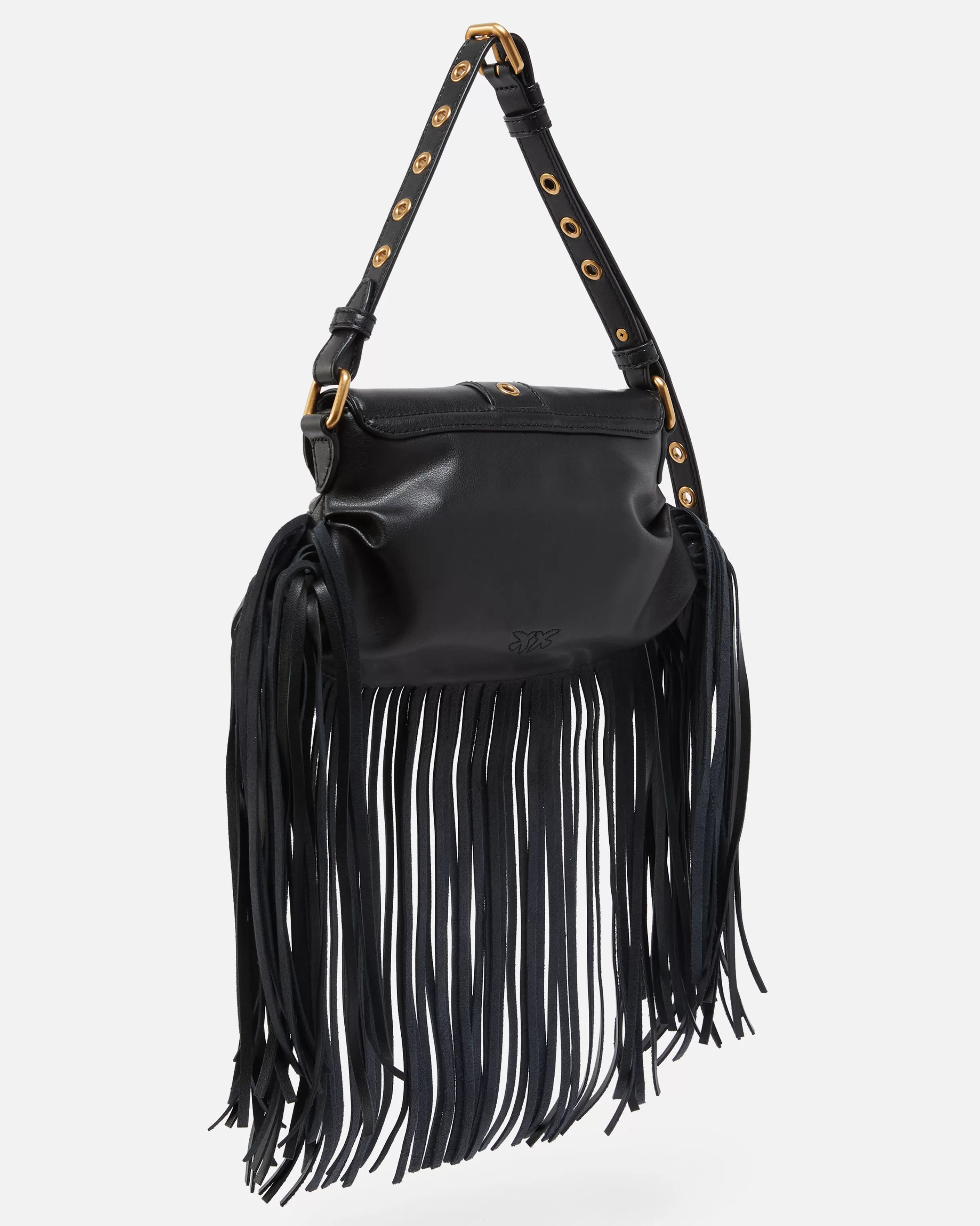 PINKO Jolene mini shoulder bag with long fringing