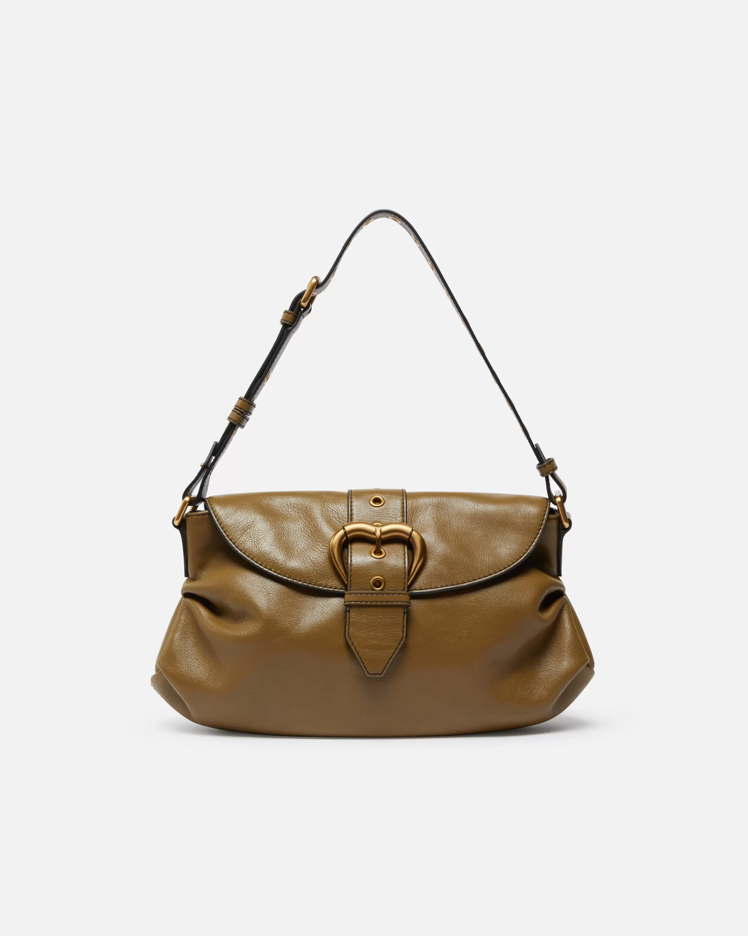 PINKO Jolene shoulder bag with heart buckle