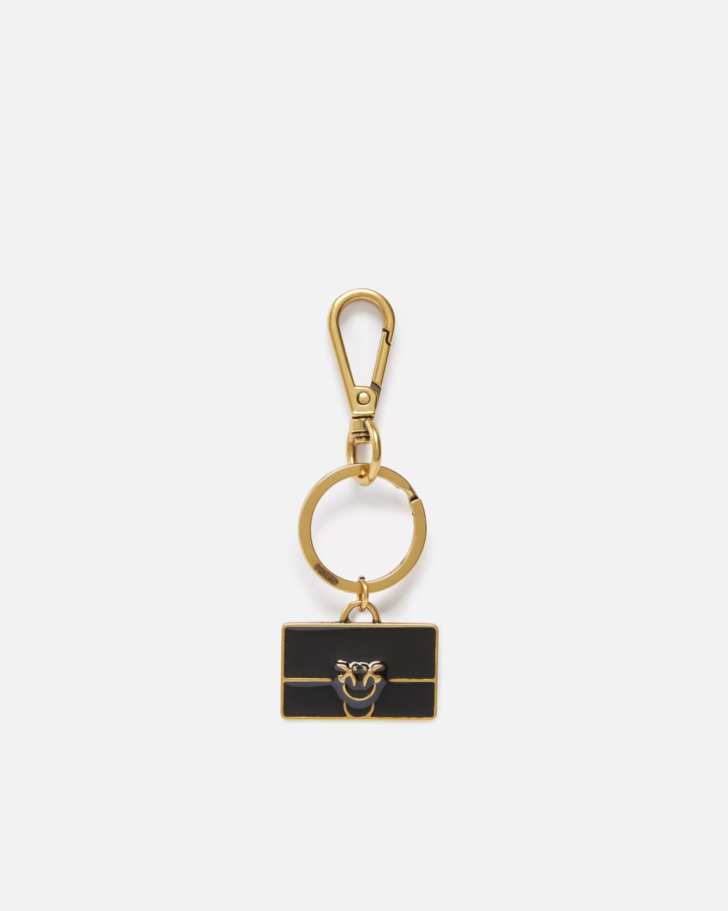 PINKO Keyring with Love Bag charm