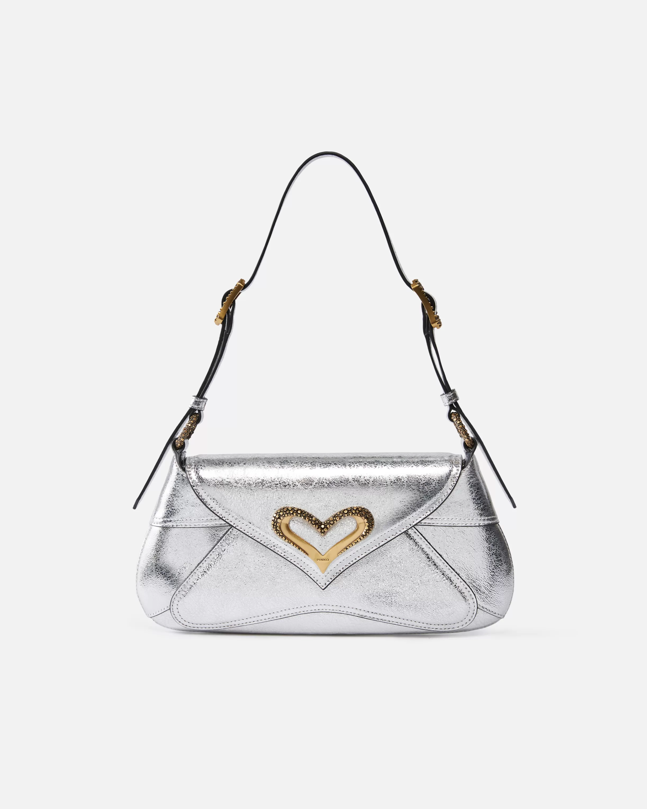 PINKO Laminated leather 520 shoulder bag