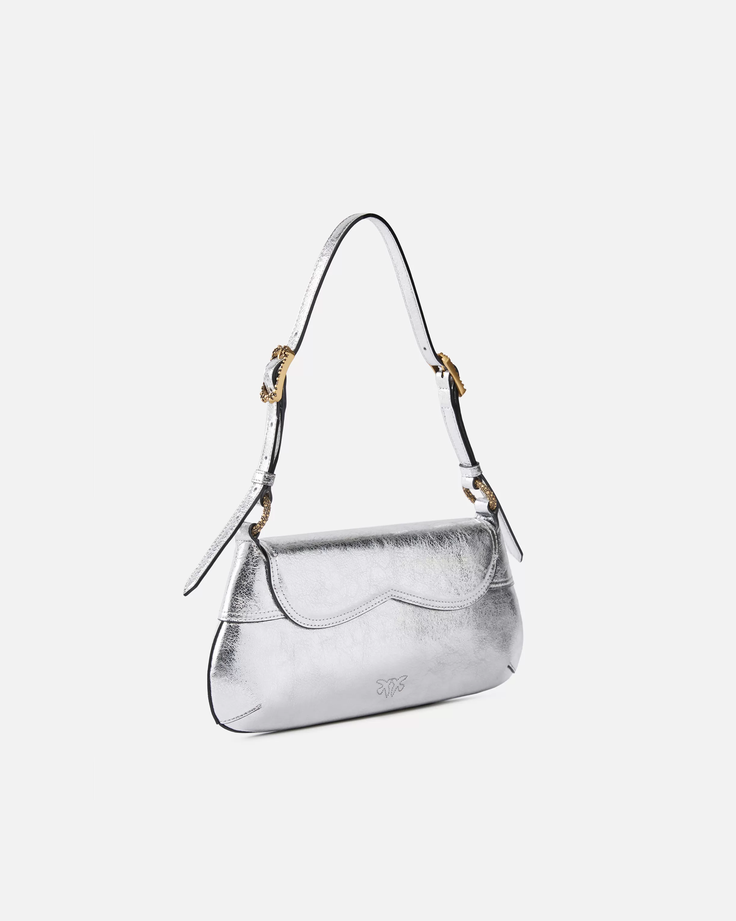 PINKO Laminated leather 520 shoulder bag