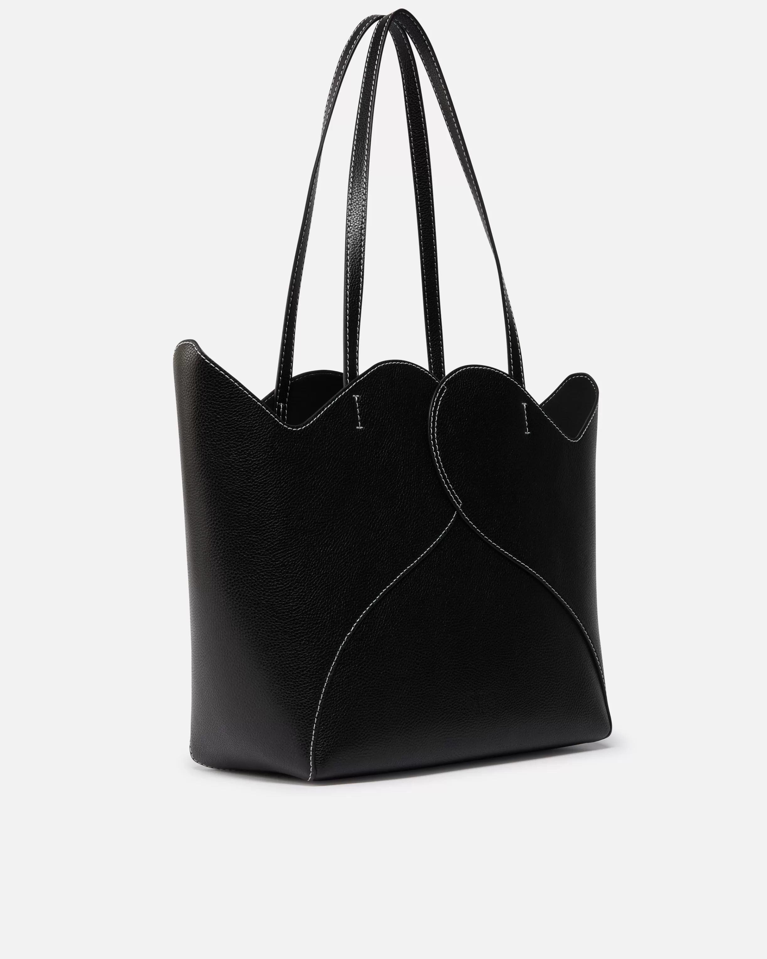 PINKO Large Heart shopper bag in leather