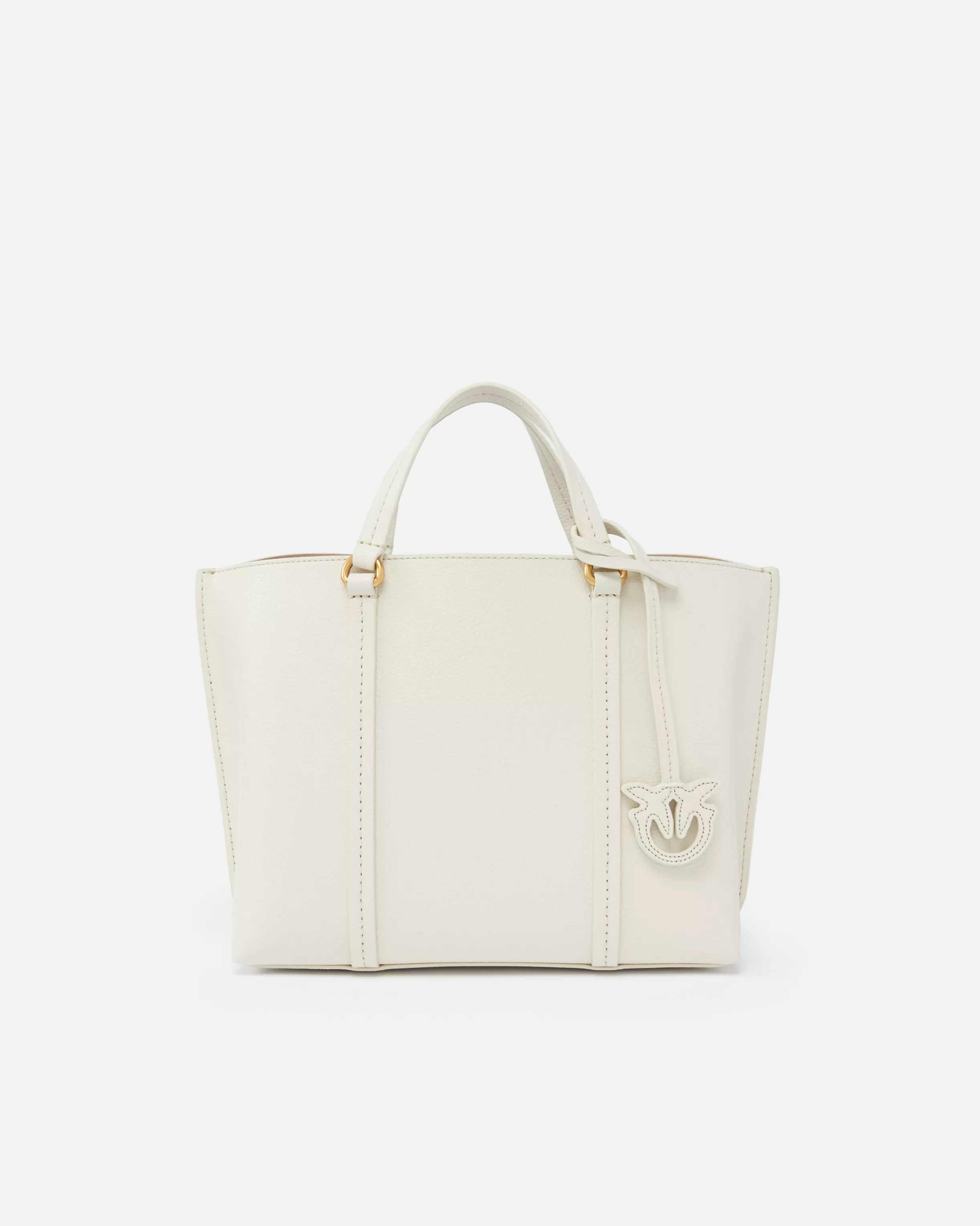 PINKO Large tumbled leather Shopper Bag