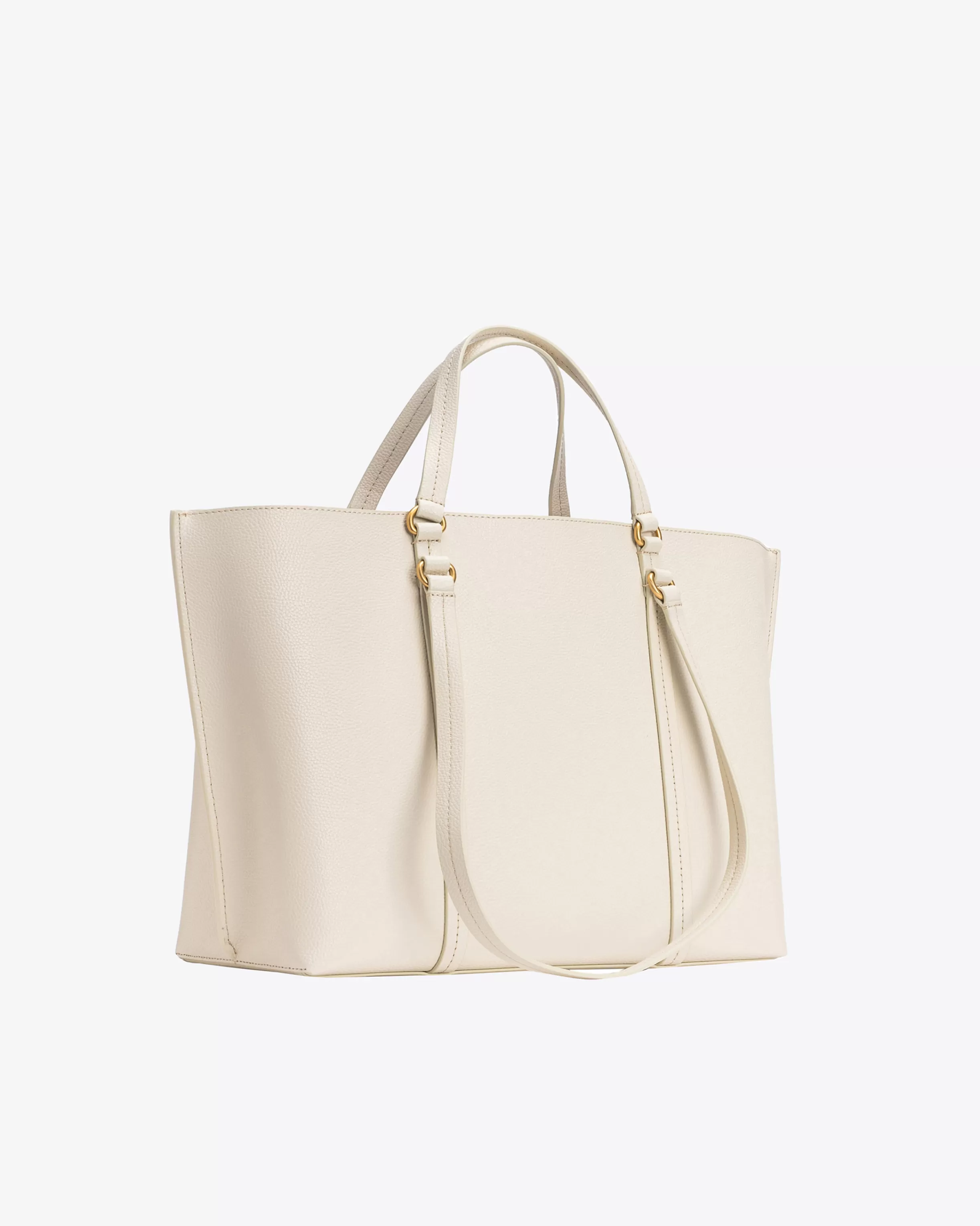 PINKO Large tumbled leather Shopper Bag