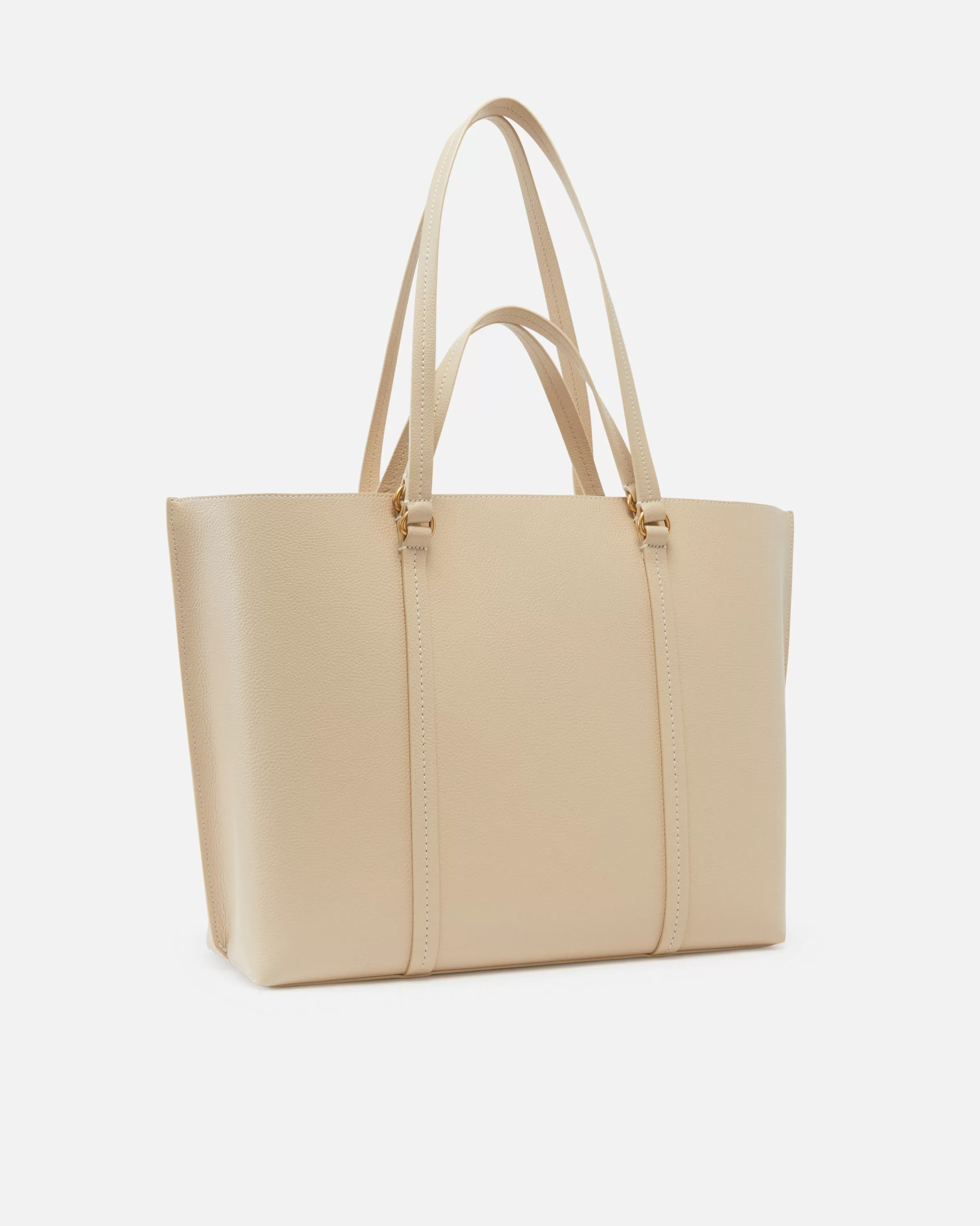 PINKO Large tumbled leather Shopper Bag