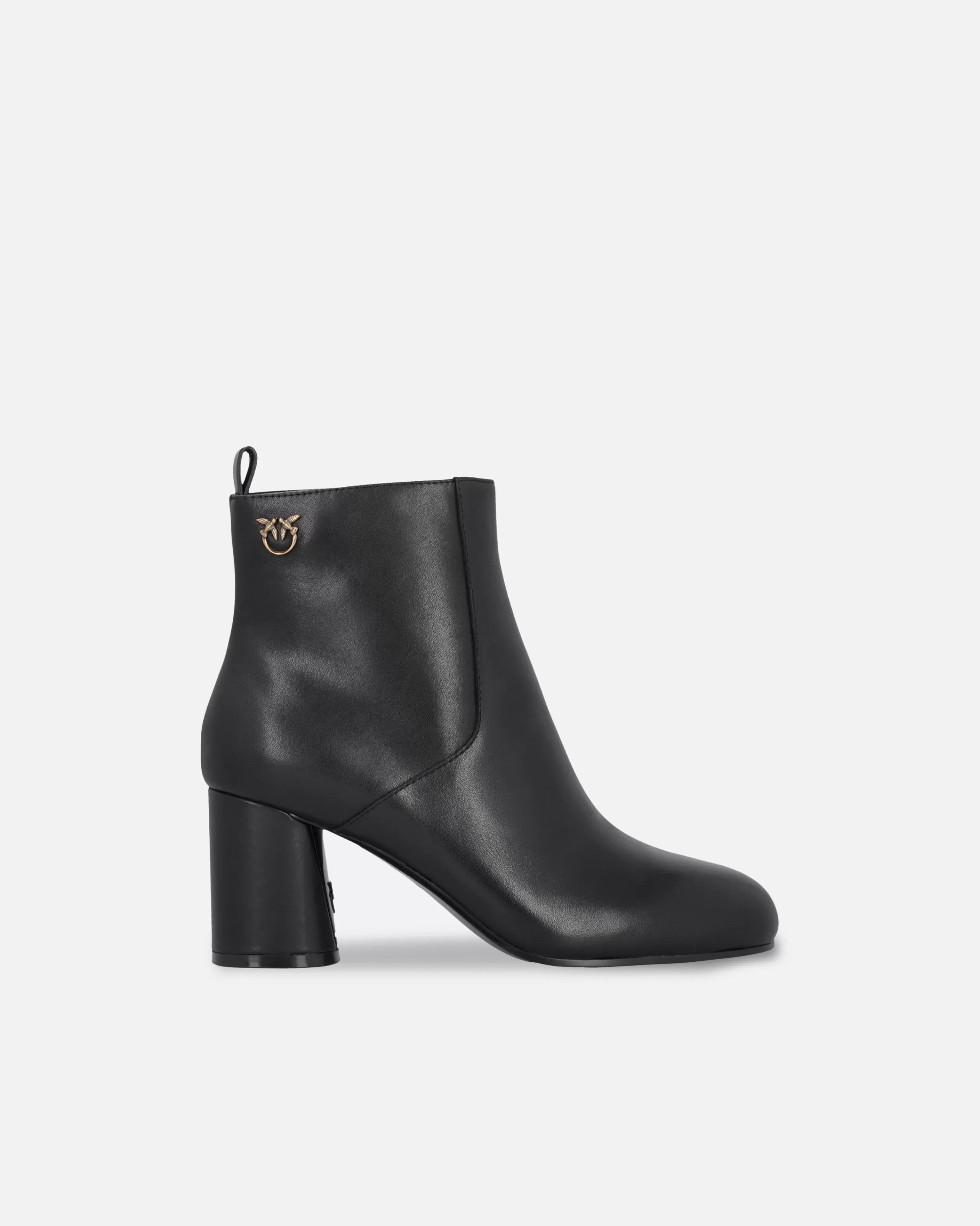 PINKO Leather ankle boots with heel