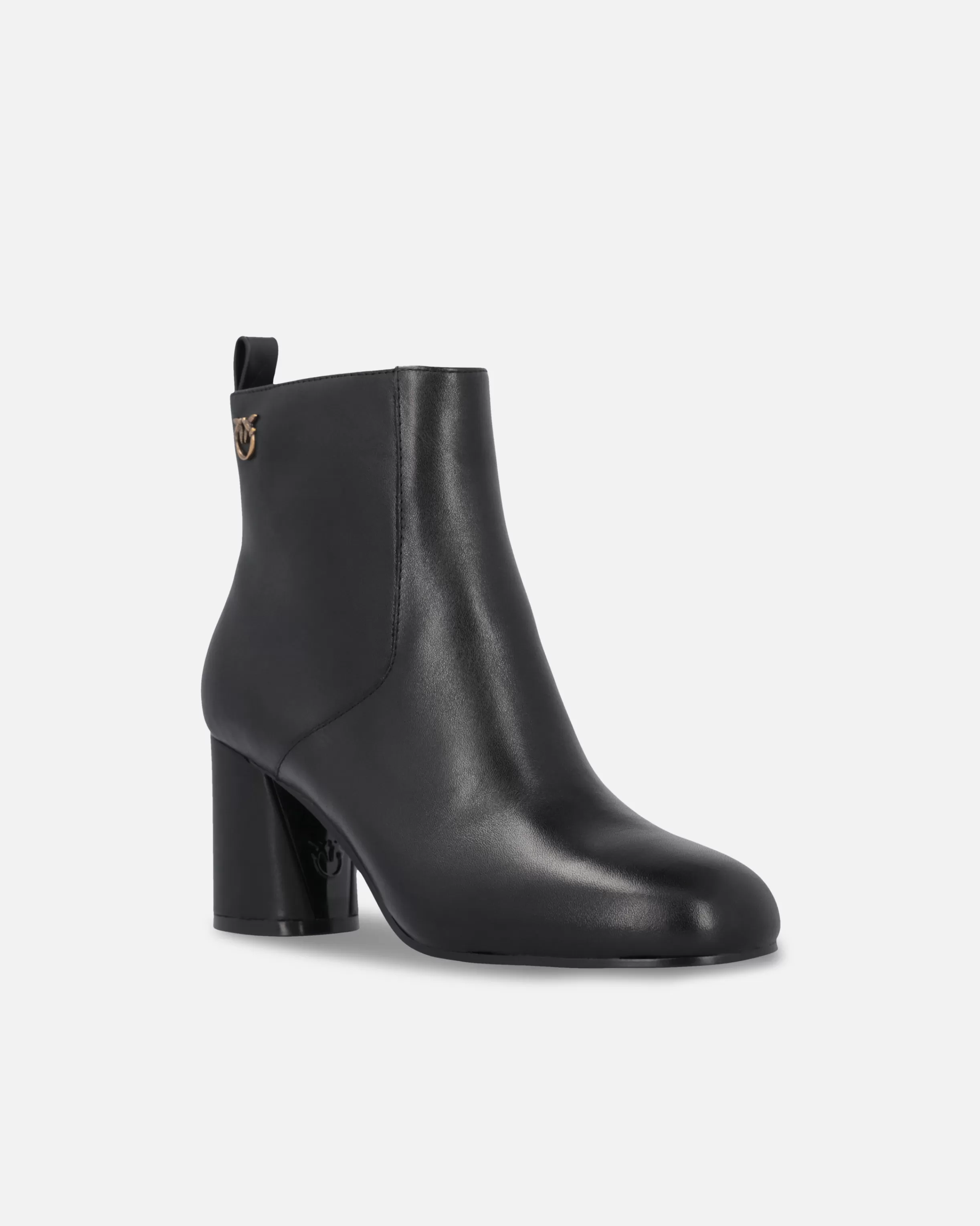 PINKO Leather ankle boots with heel