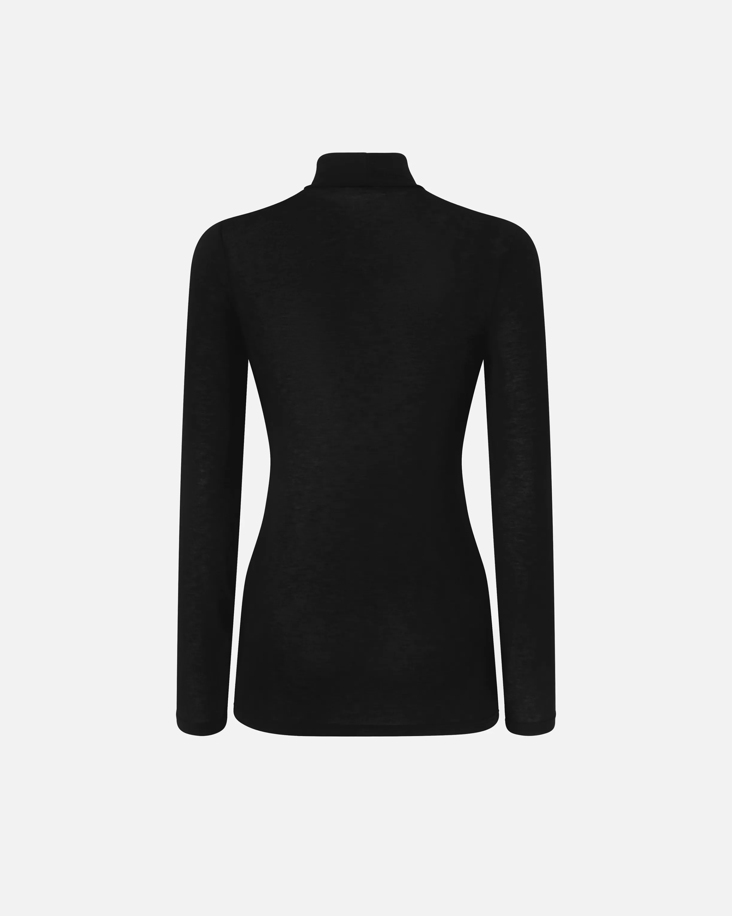 PINKO Light cashmere-blend jersey turtleneck sweater with embroidery